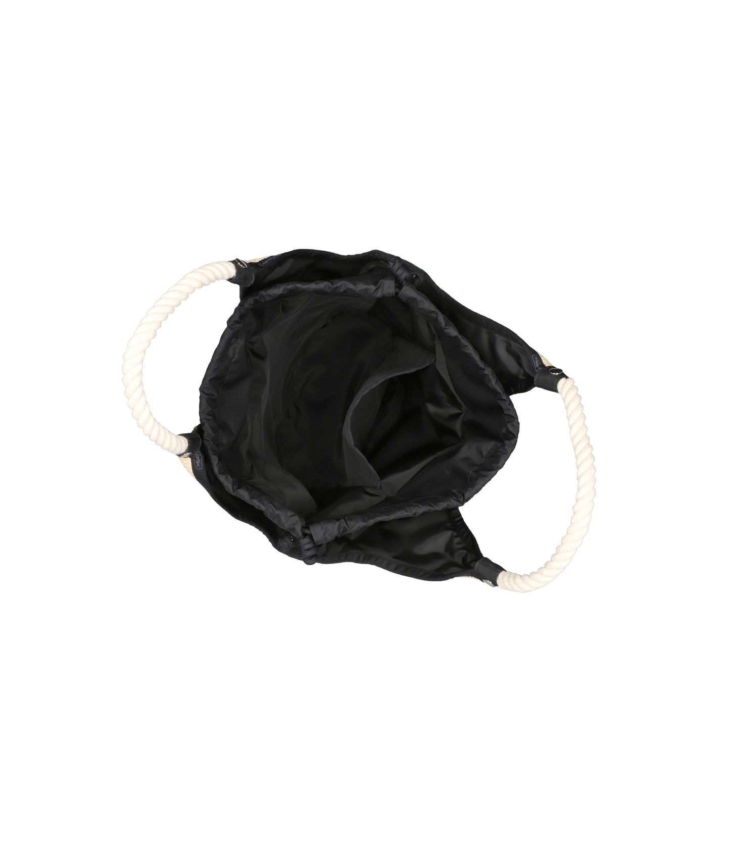 Large Diamond Tote<br>Black Raffia