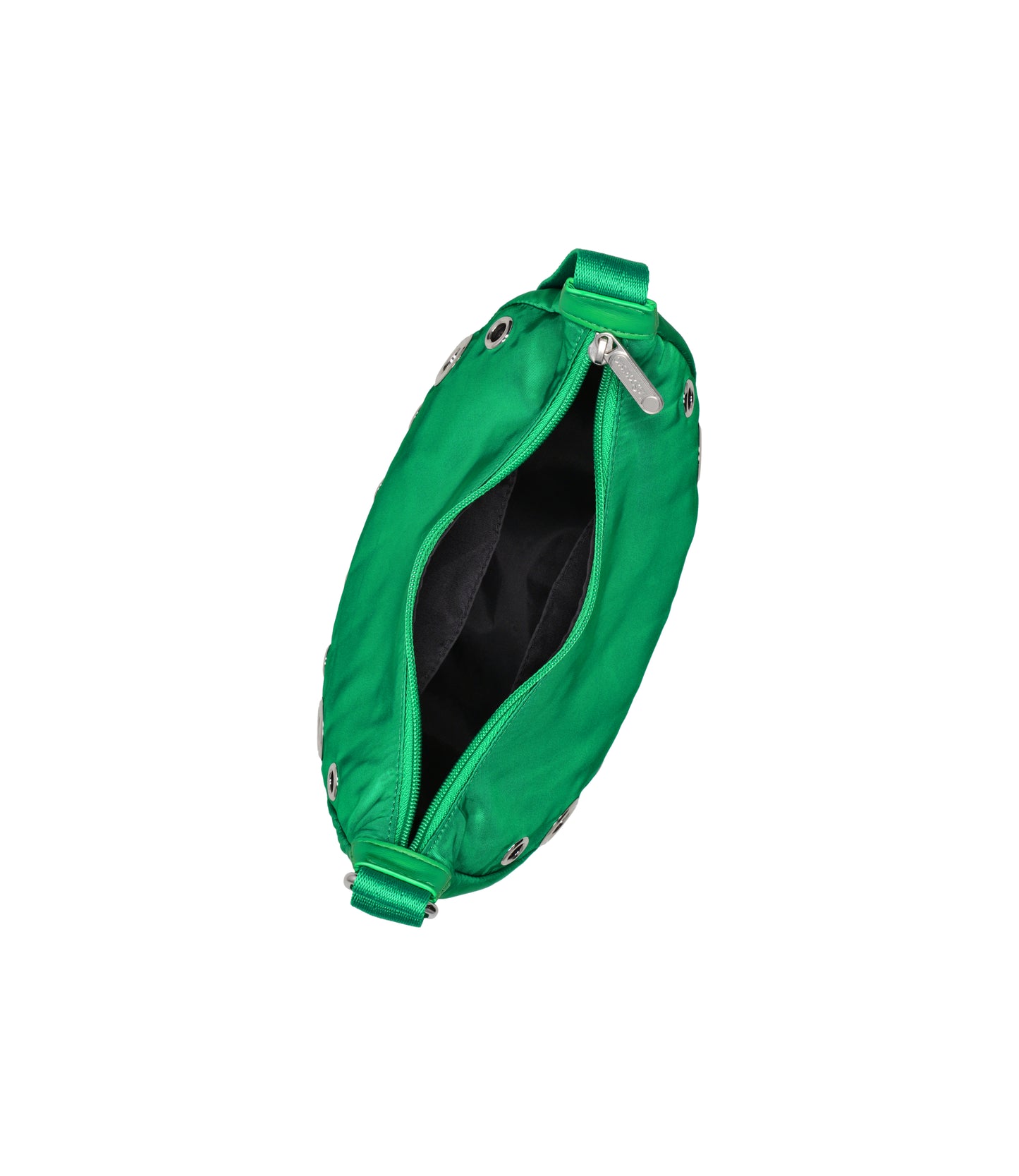 Grommet Small Shoulder Bag<br>Jade Green Grommets