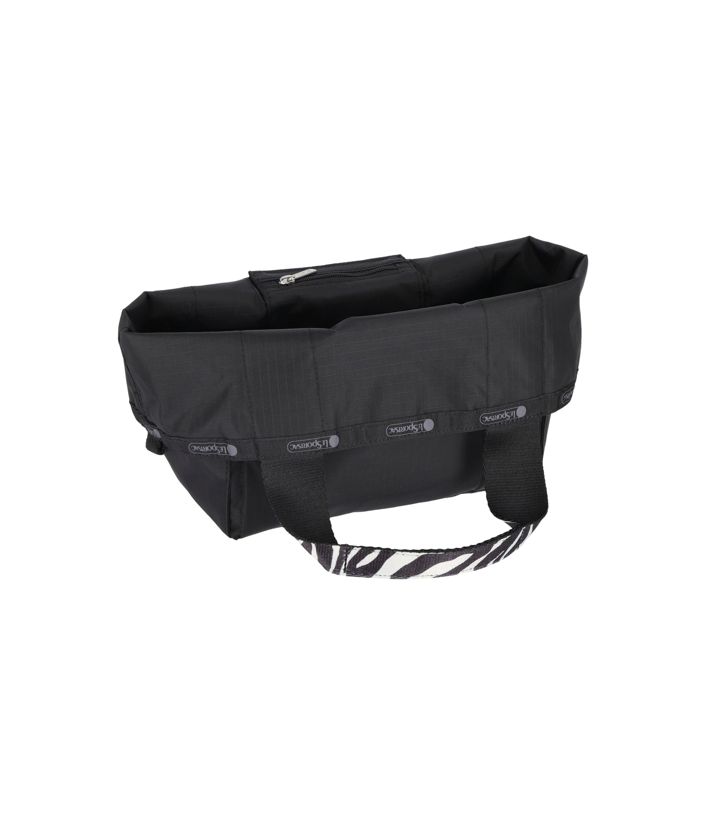 Small Reversible Poket Tote<br>2 Way Zebra Webbed Logo