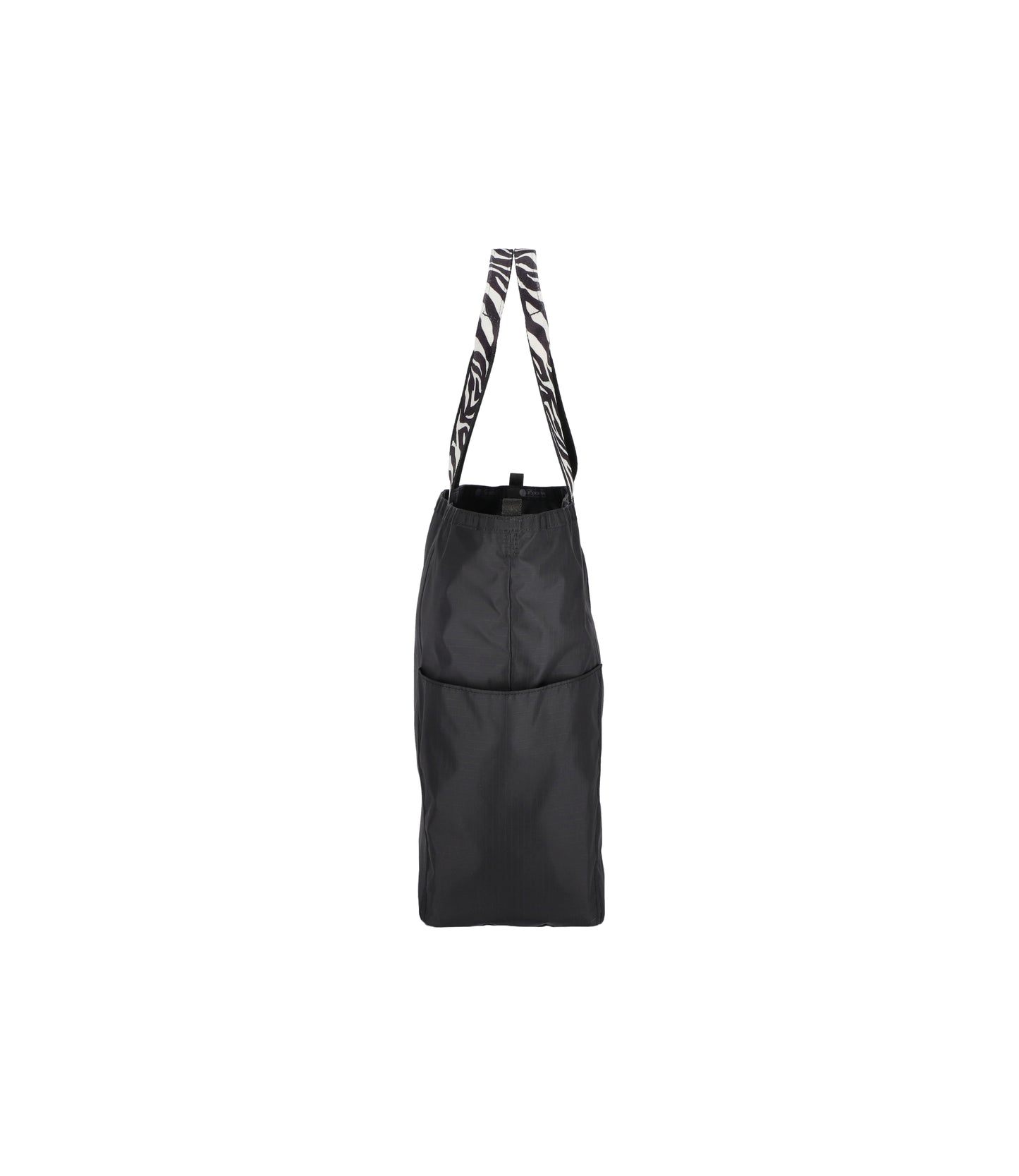 Large Reversible Poket Tote<br>2 Way Zebra Webbed Logo