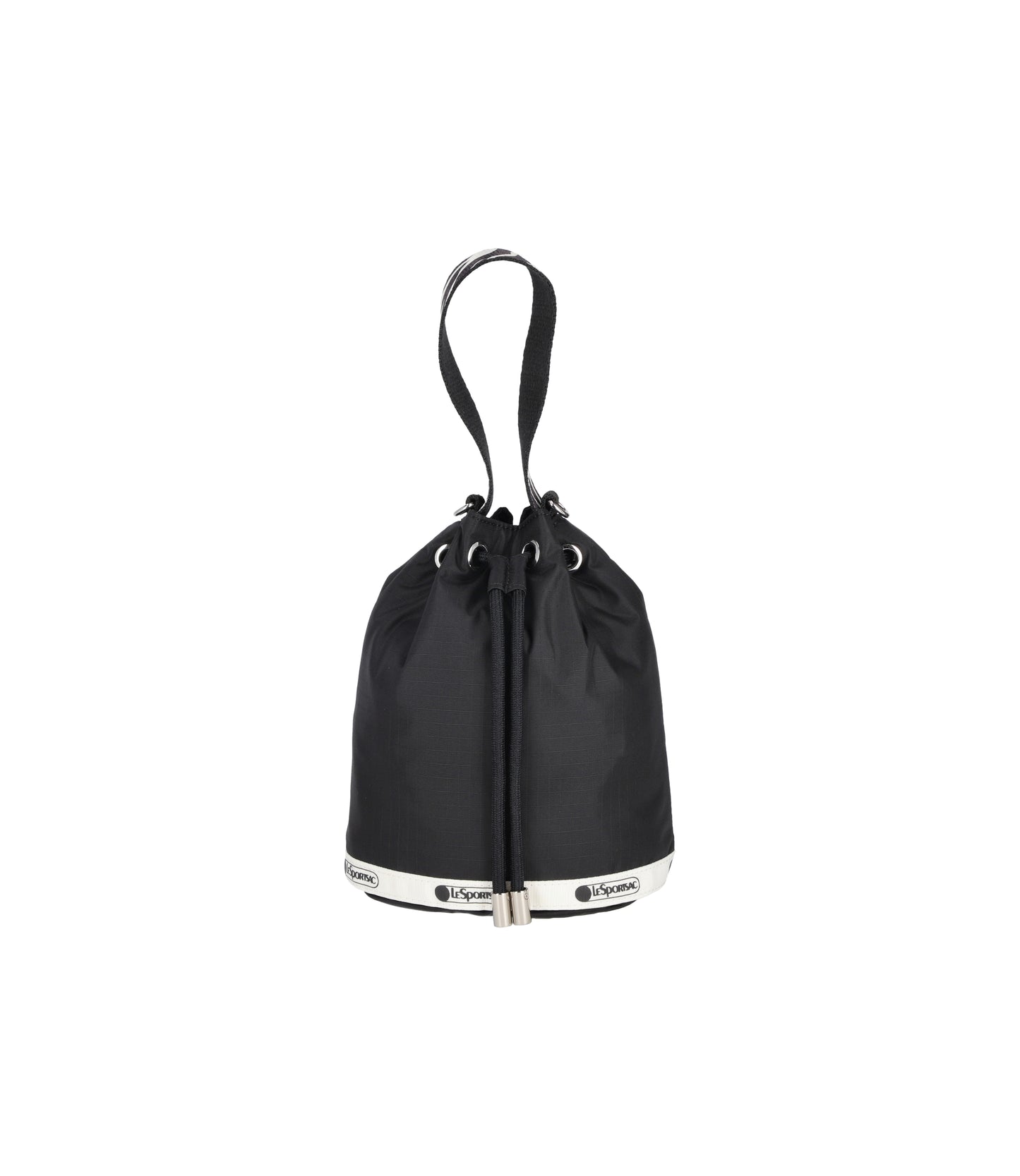 Drawstring Bucket Xbody<br>Noir Zebra