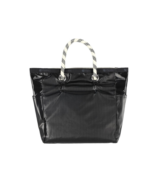 Medium 2 Way Tote<br>2 Way Black/ Fossil Shine