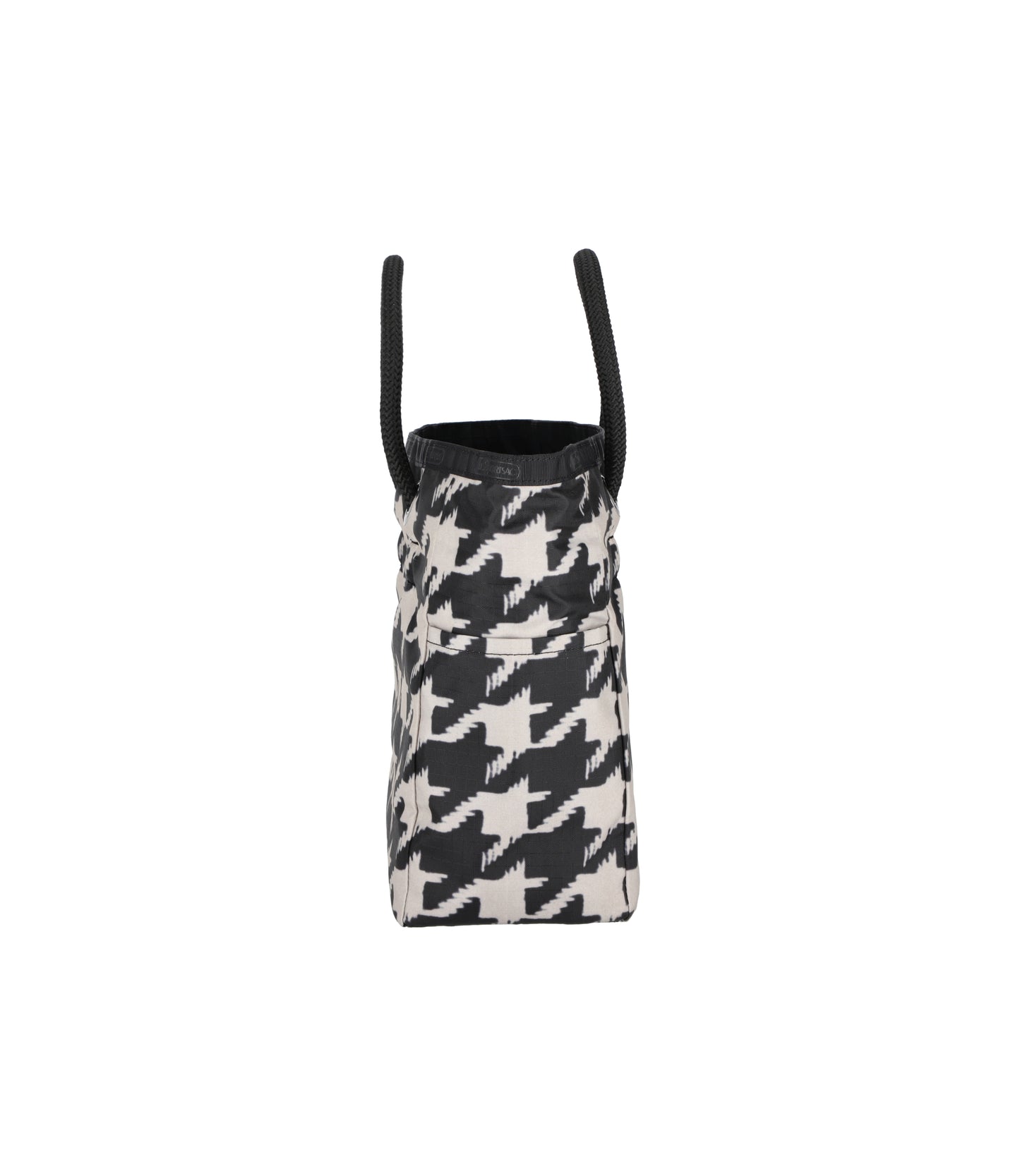 Medium Two-Way Tote<br>Two-Way Black/Beige Hundsth