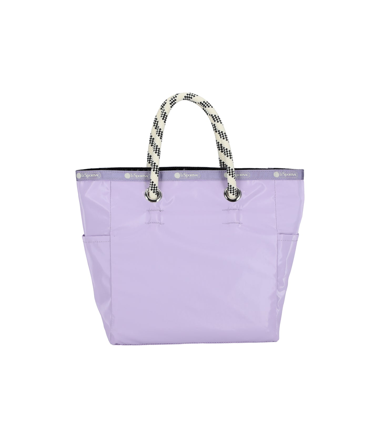 Medium 2 Way Tote<br>Lilac/ Black Shine