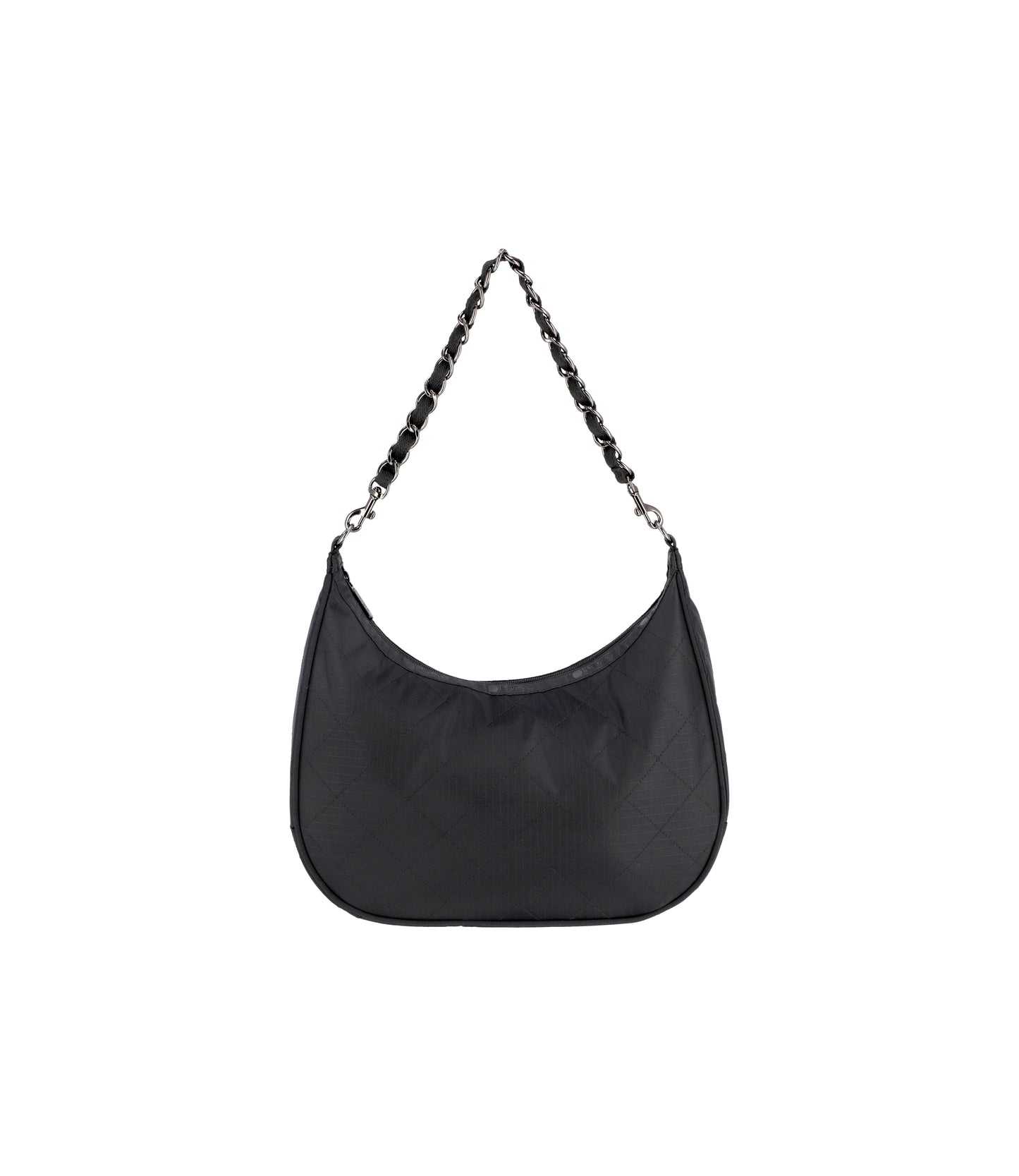 Chain North/South Convertible Hobo<br>Onyx Chain Quilt