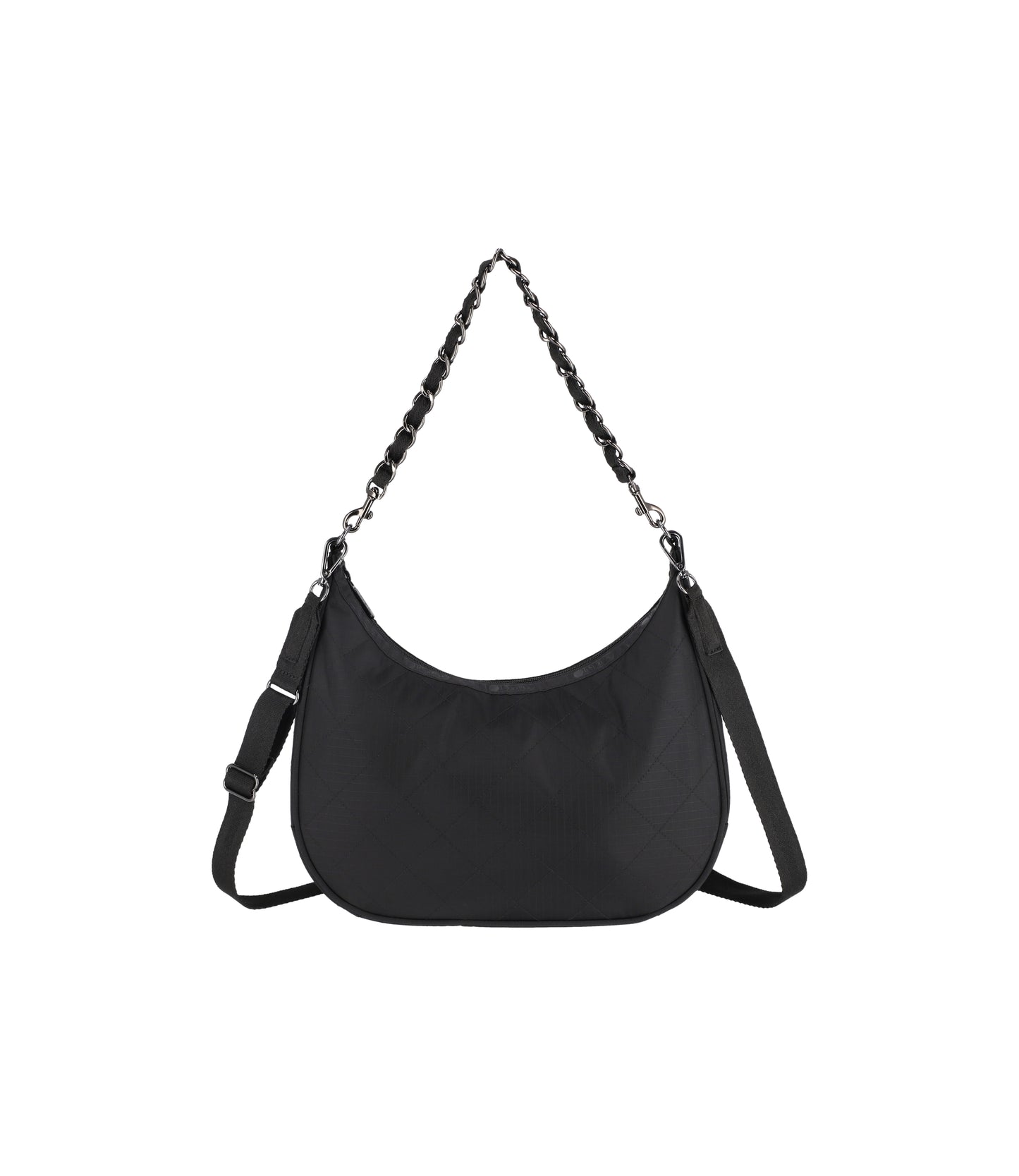 Chain North/South Convertible Hobo<br>Onyx Chain Quilt