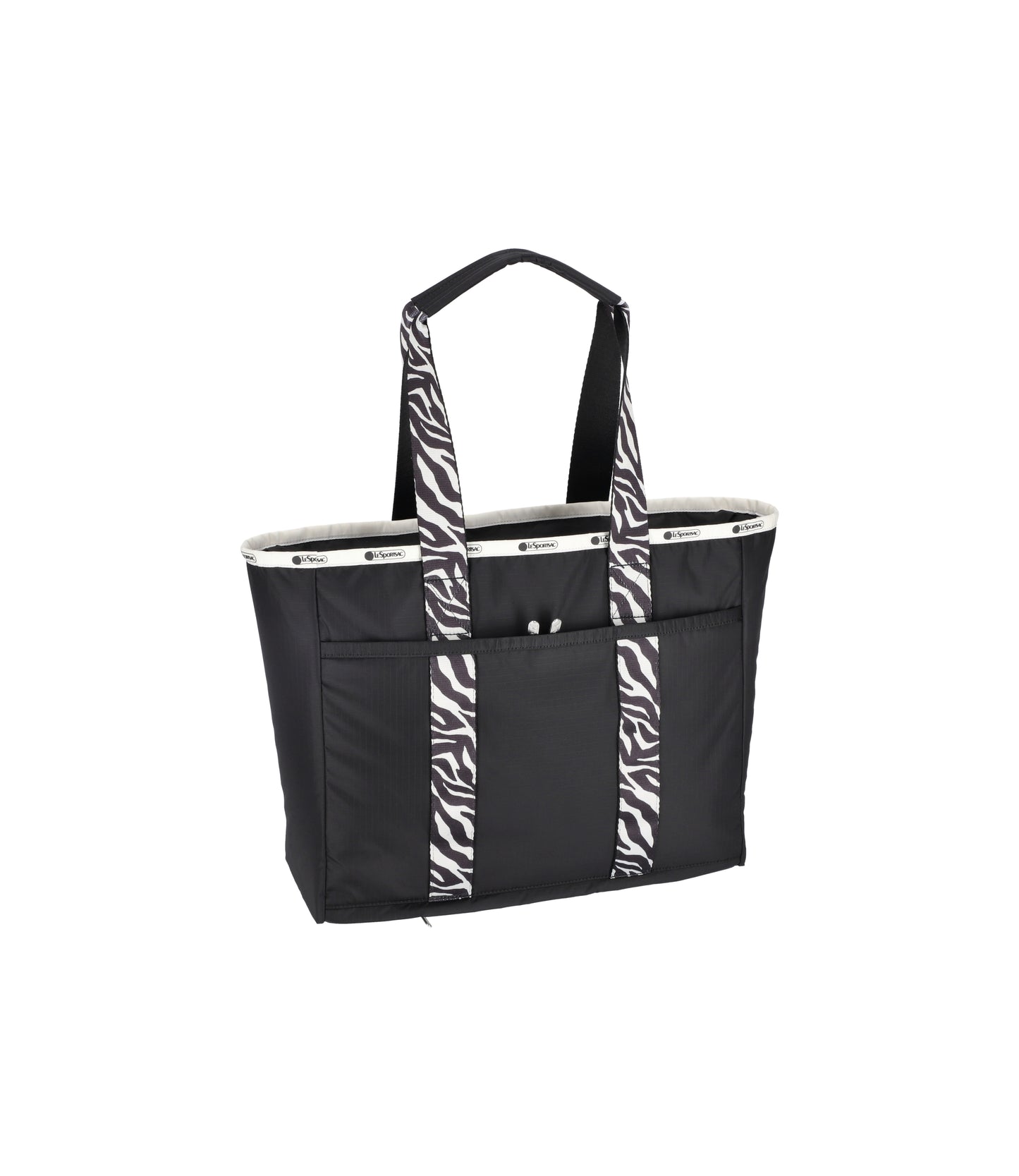 Classic Zip Tote<br>Noir Zebra