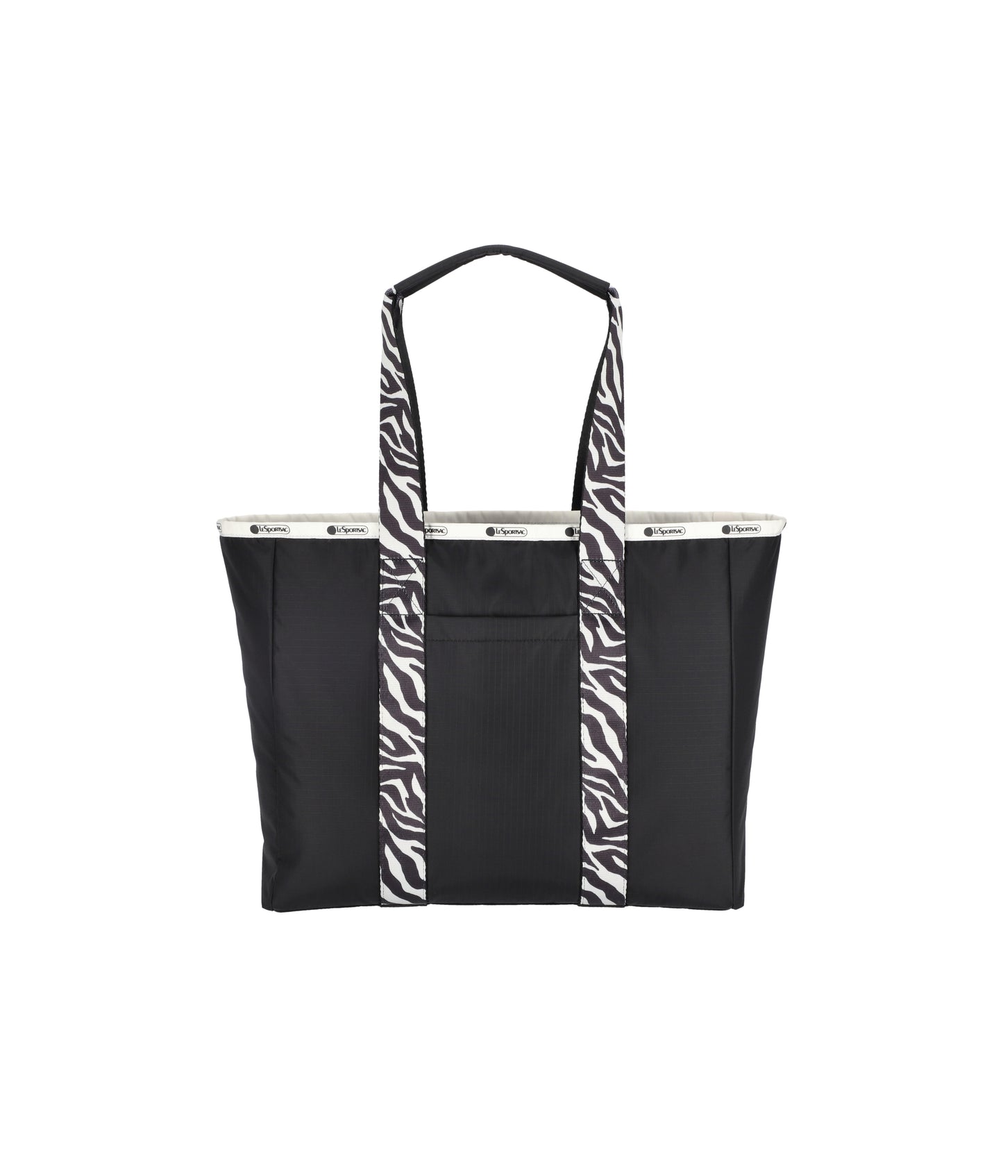 Classic Zip Tote<br>Noir Zebra