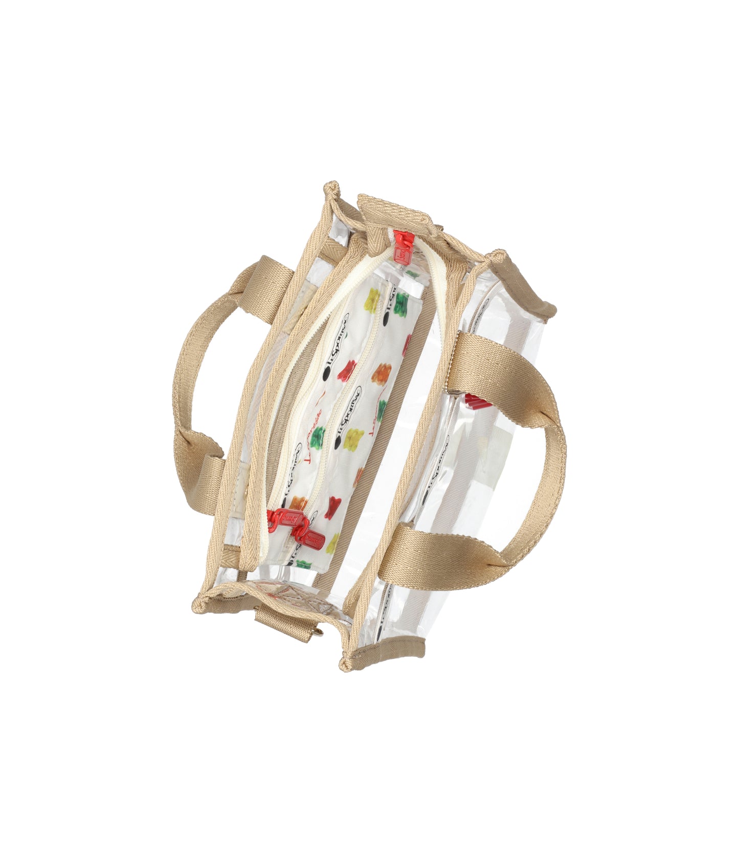 Clear Mini North/South Tote<br>Haribo Goldbears/ Clear