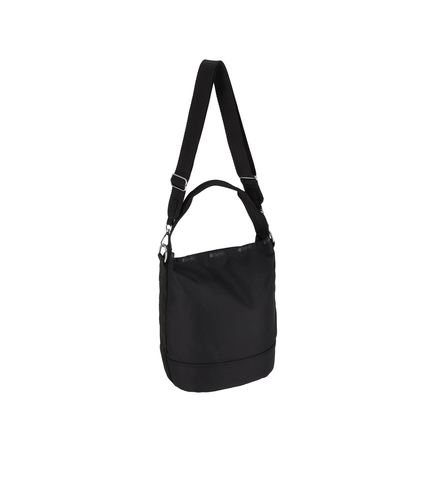 Convertible Bucket Bag<br>Recycled Black