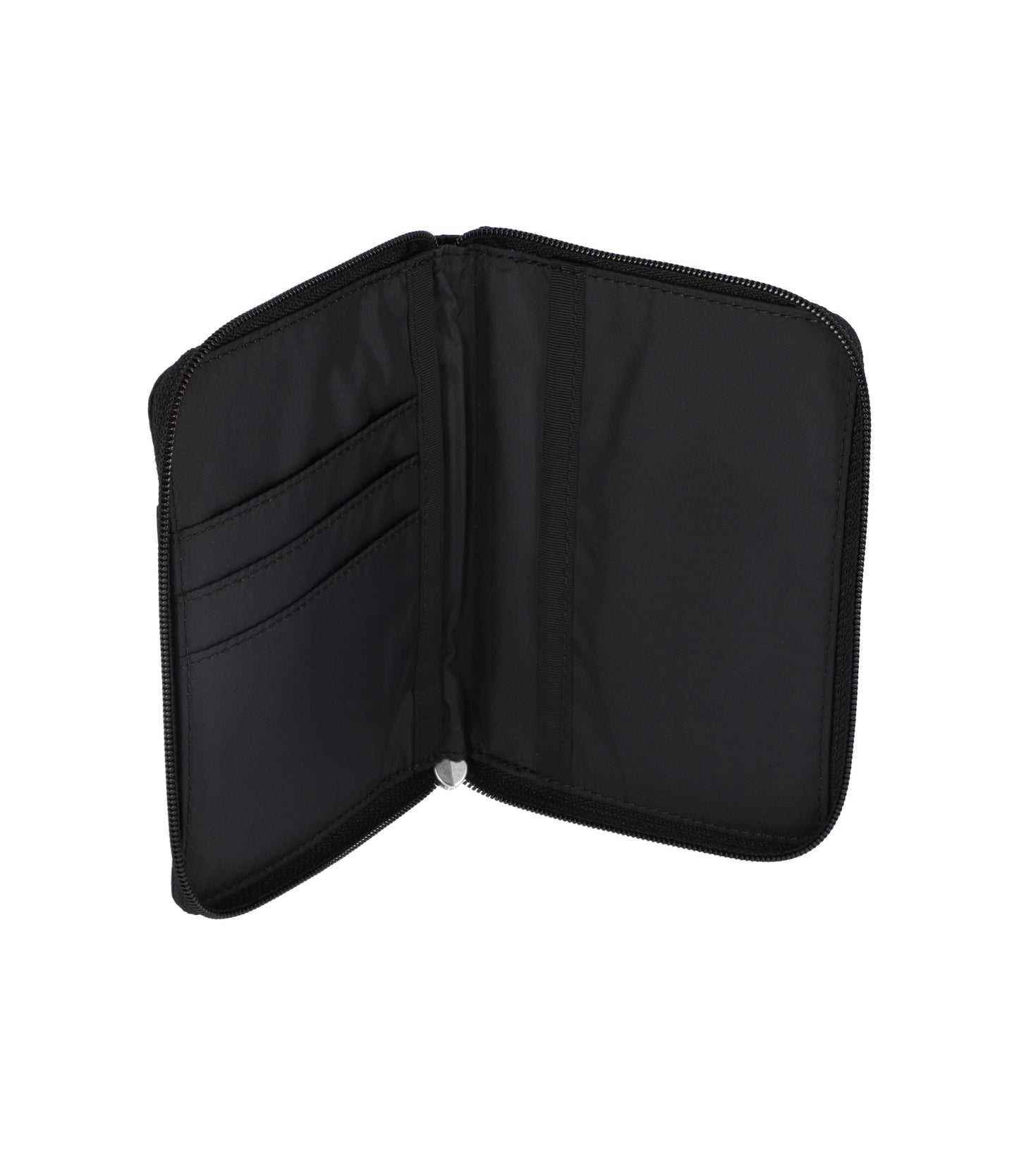 Zip Travel Wallet<br>Recycled Black