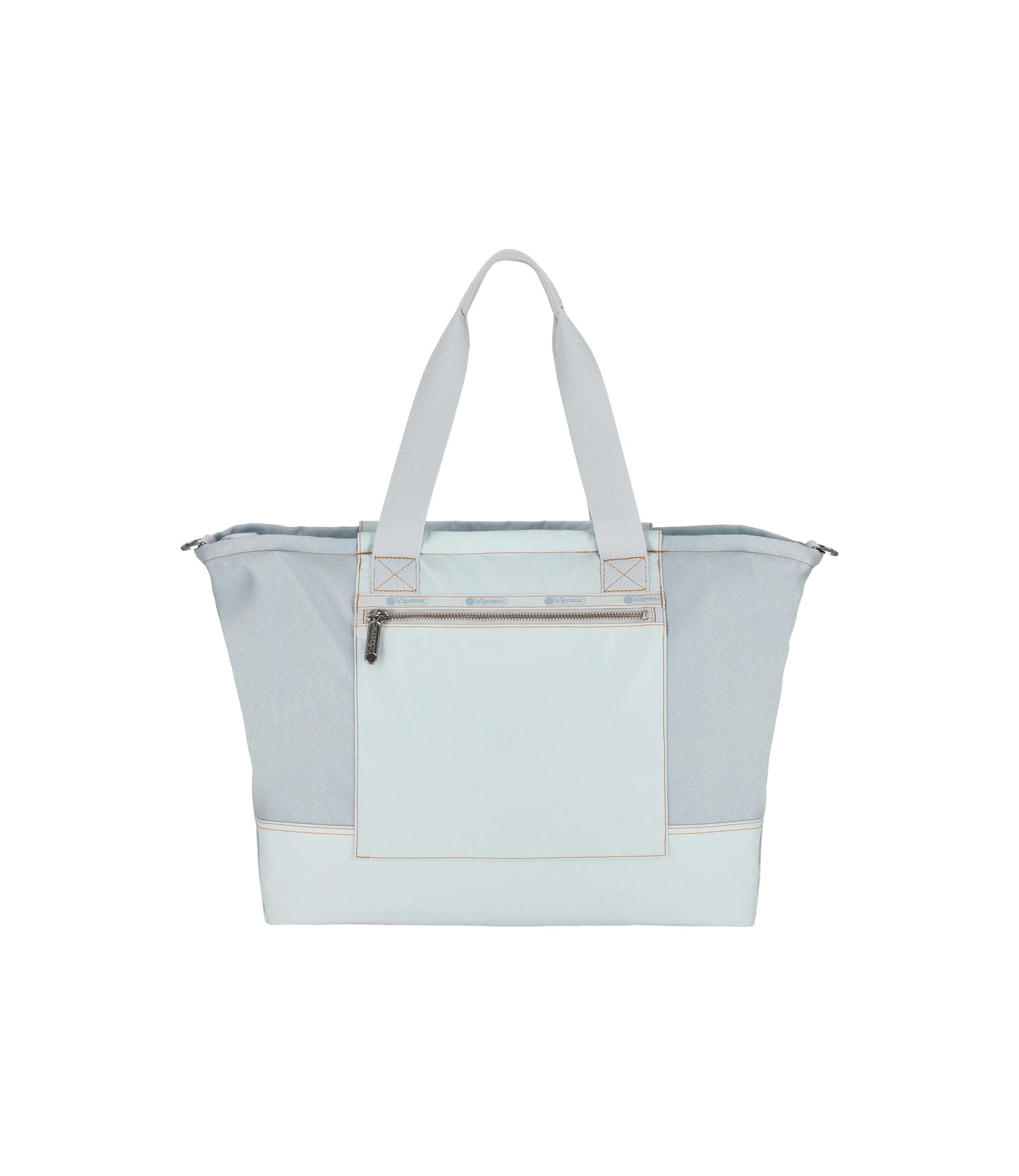 Denim East/West Tote<br>Light Denim Wash