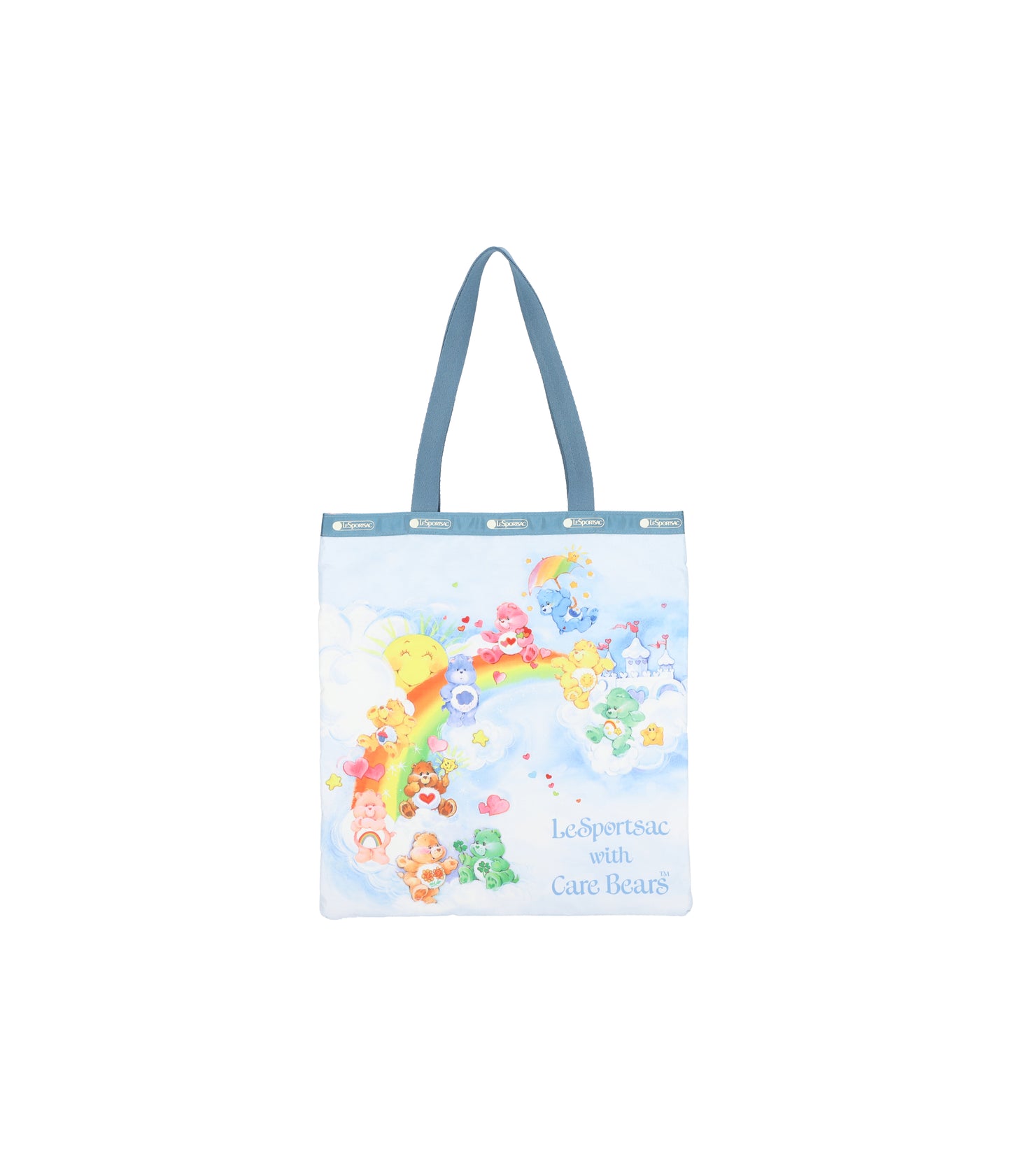 Large Emerald Tote<br>Care Bears Rainbow Sky