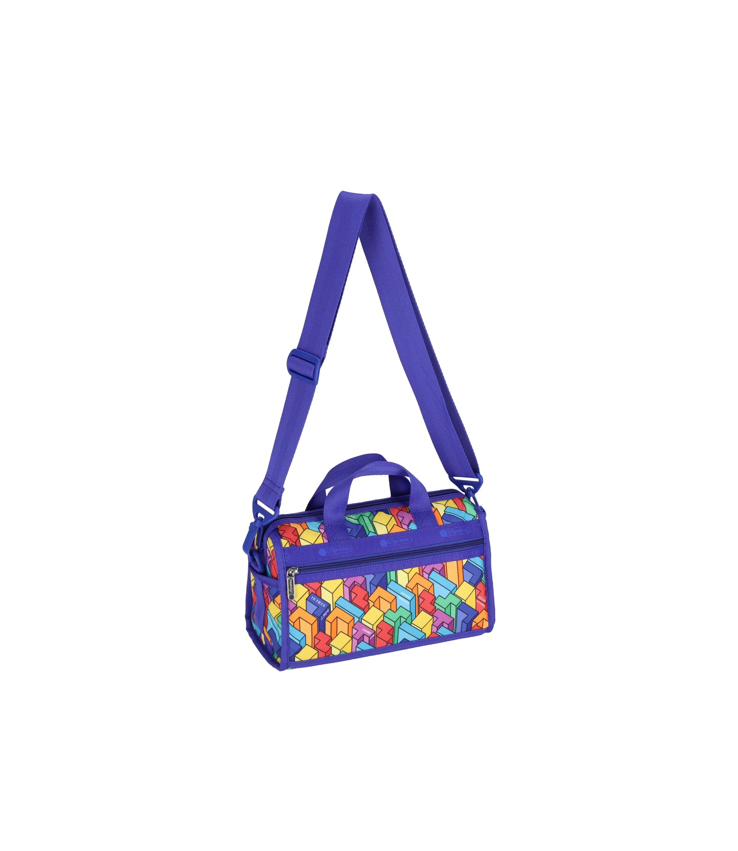 Mini Duffel Crossbody<br>Tetrimino City Blocks