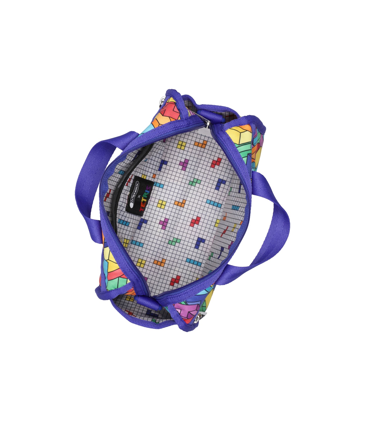 Mini Duffel Crossbody<br>Tetrimino City Blocks