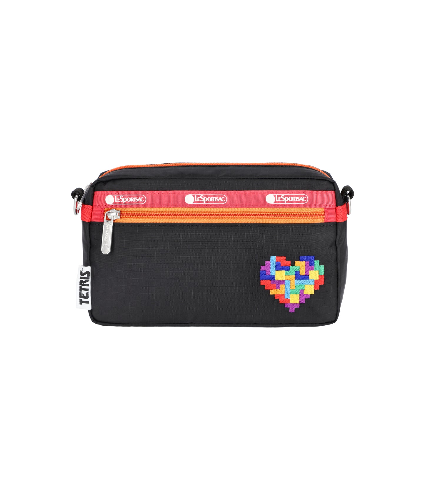 East/West Phone Crossbody<br>Tetris Heart Embroidery Xbody