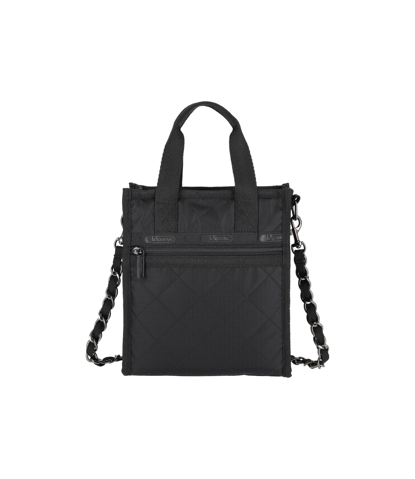 Chain Mini North/South Tote<br>Onyx Chain Quilt