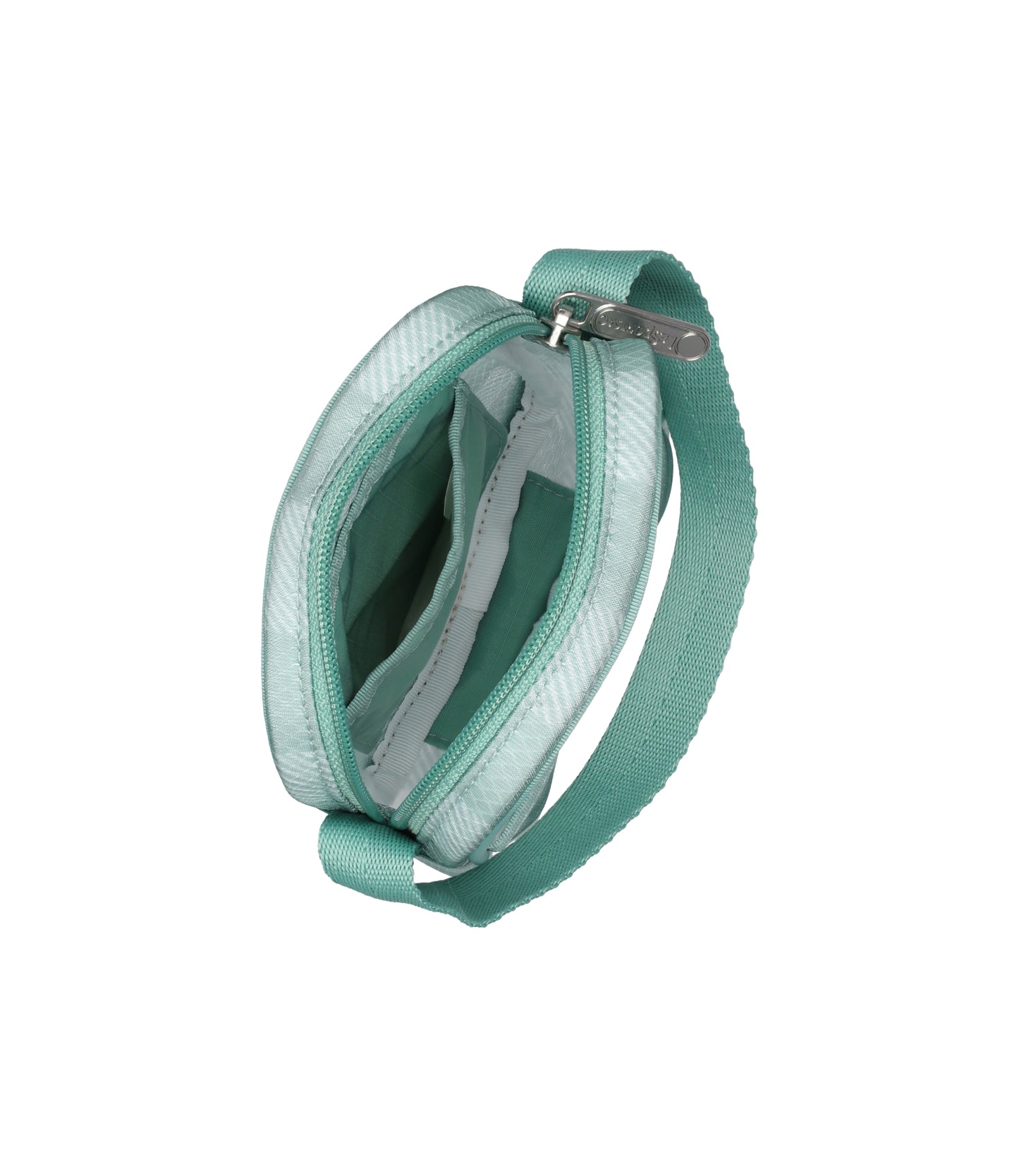 Sheer Mini Phone Crossbody<br>Green Field Gingham Sheer