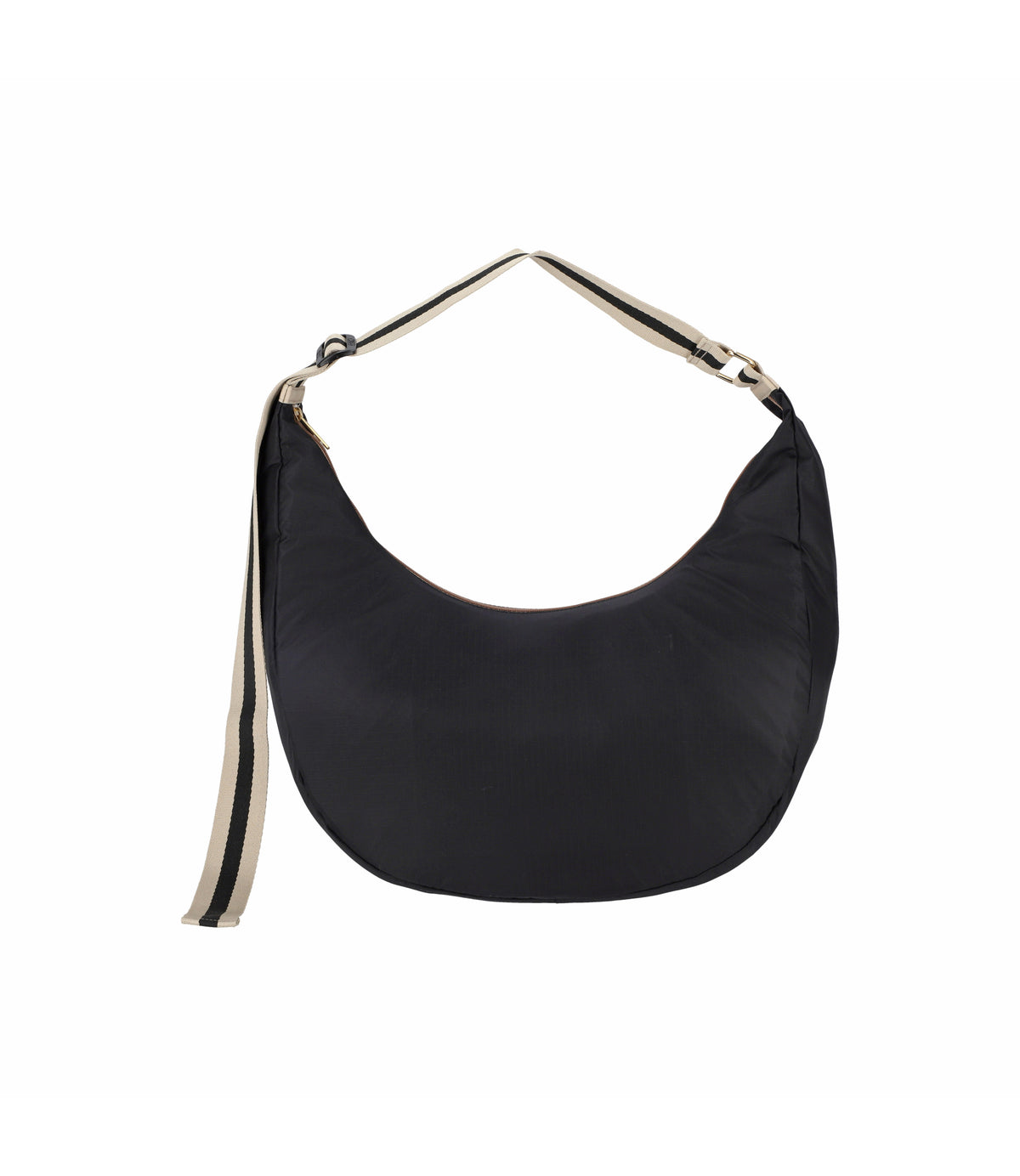 Large Hammock Large Adjustable Bag<br>Black/Black Beige Webbing