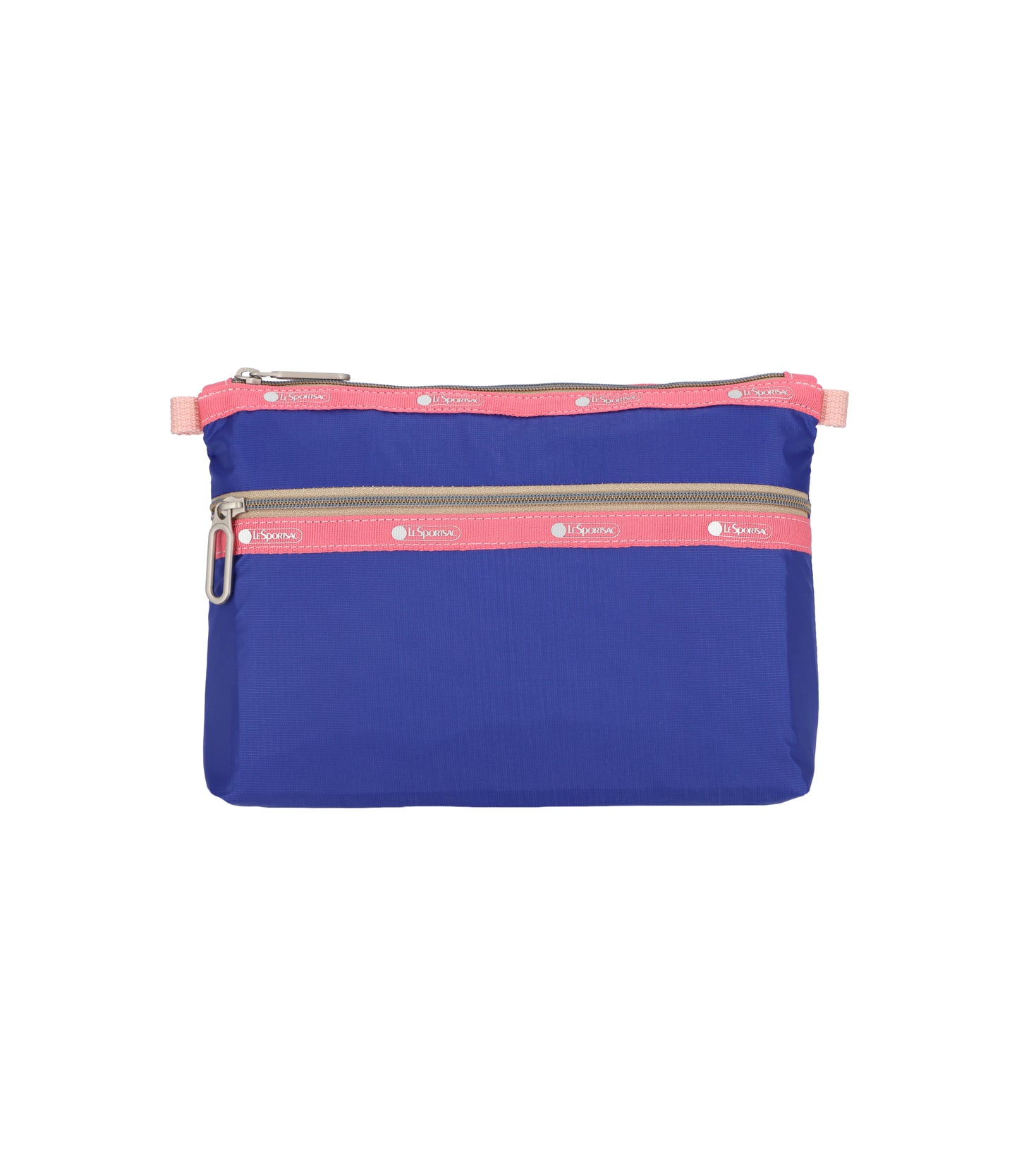Essential 2-Zip Pouch<br>Pw Dazzling Blue C1