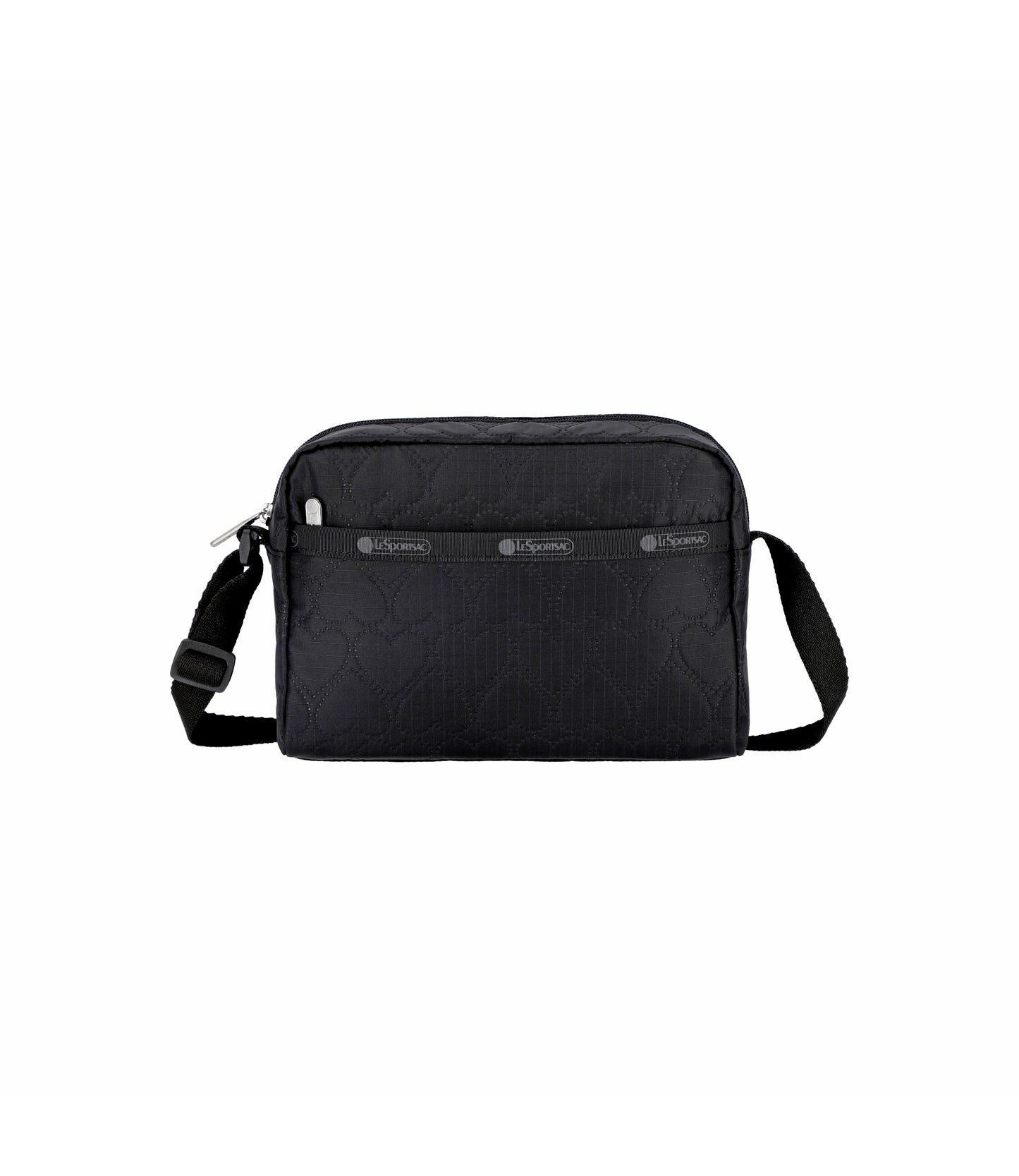 Daniella Crossbody<br>Black Heart Deboss
