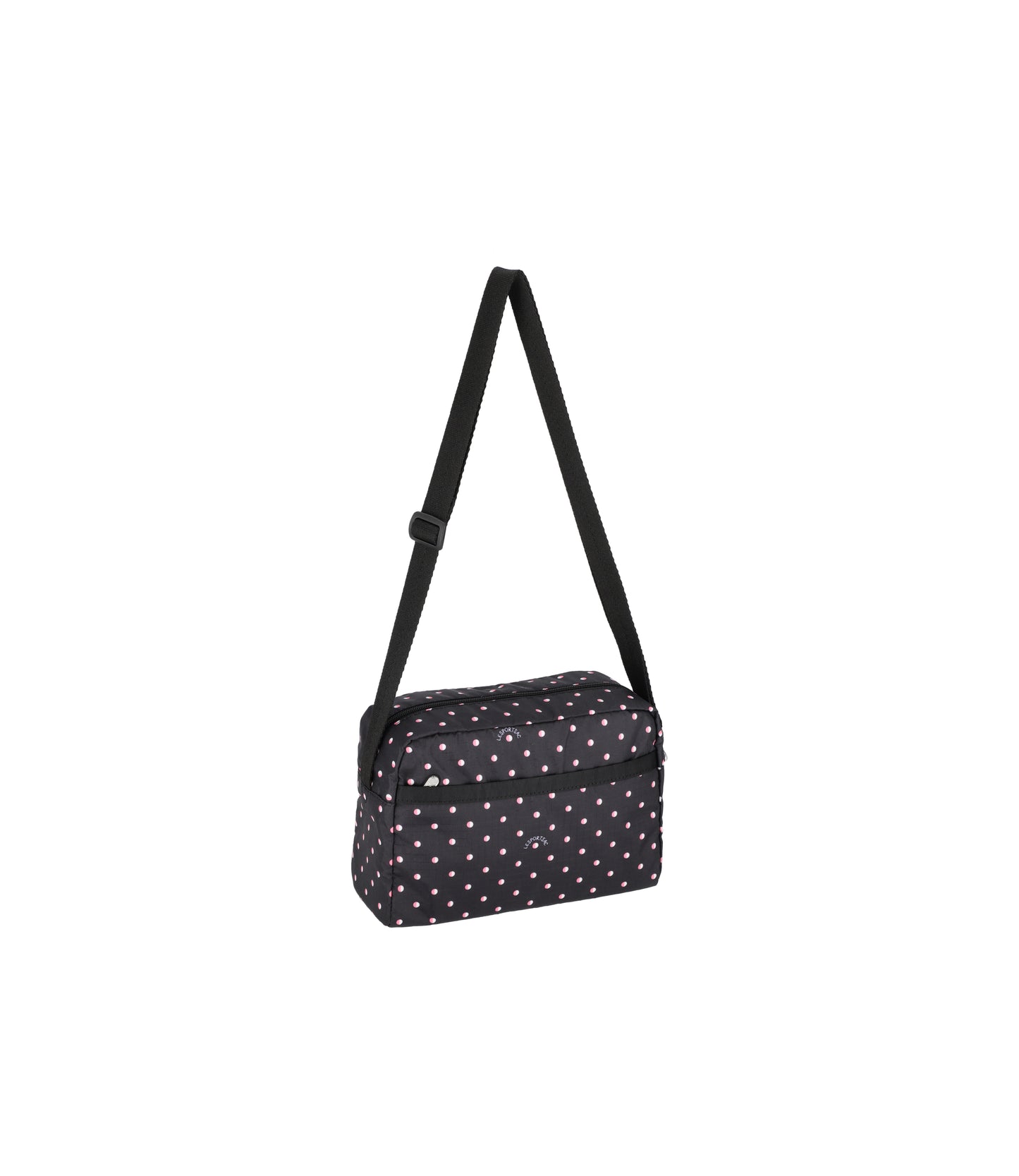 Daniella Crossbody<br>Pink Geo Dot