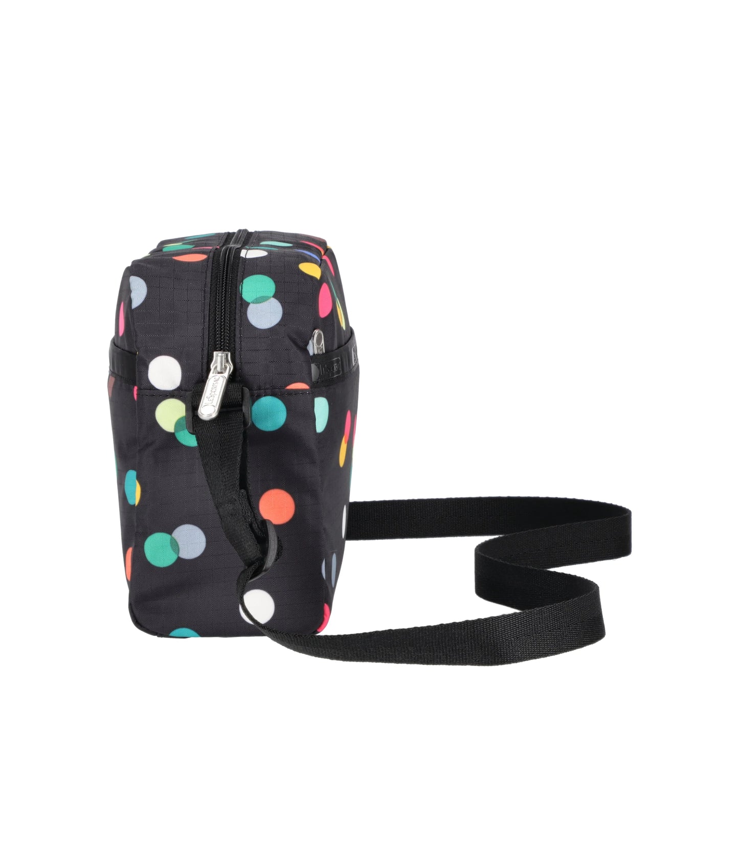 Daniella Crossbody<br>Multicolor Dots Black