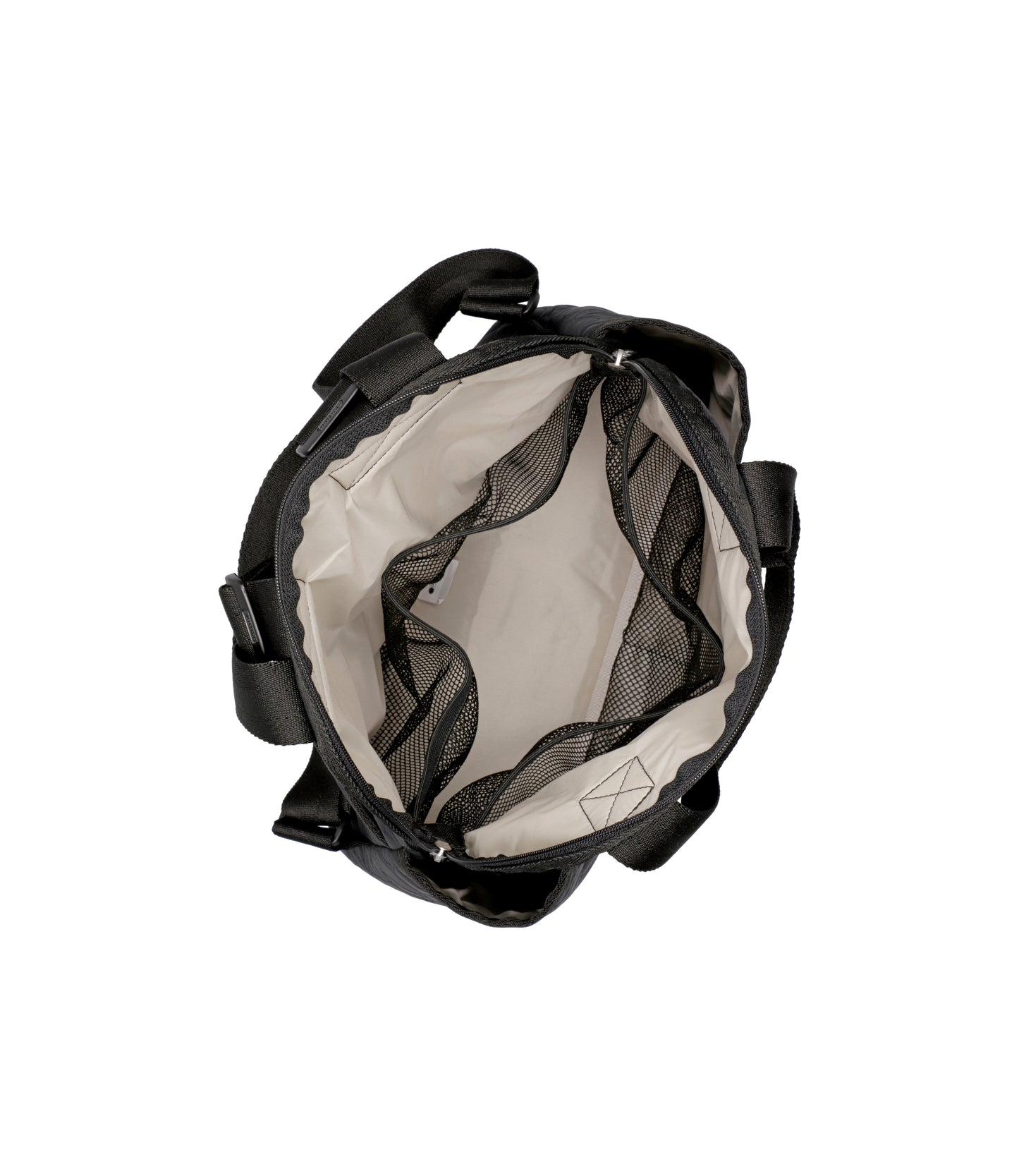 Double Trouble Backpack<br>Black Heart Deboss