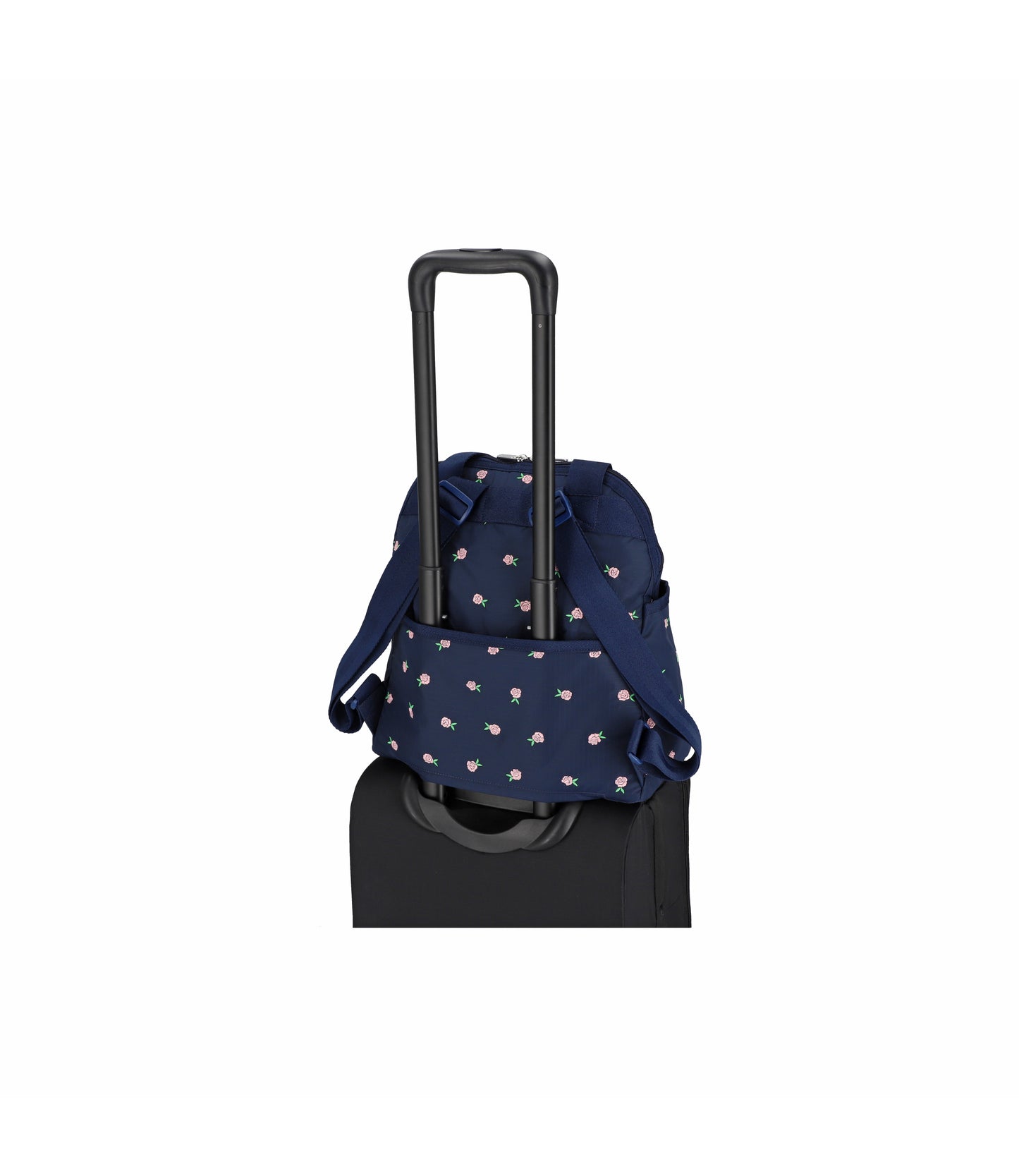 Double Trouble Backpack<br>Pink Roses Embroidery
