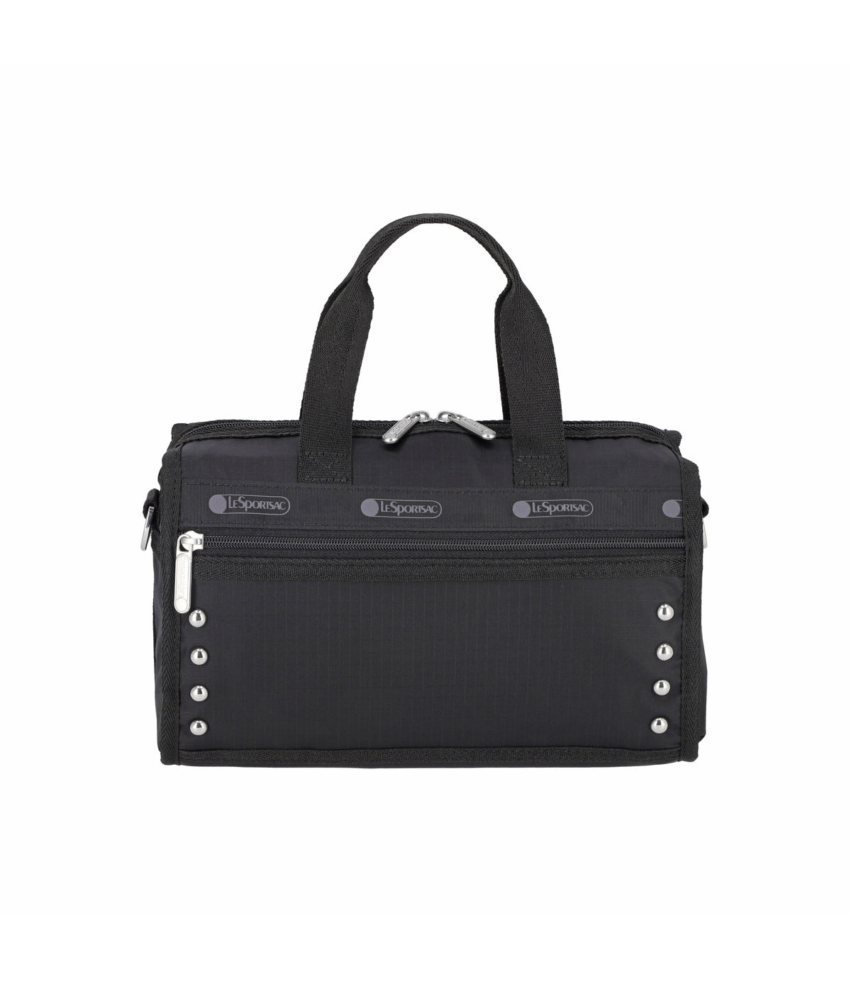 Studs Mini Duffel Crossbody<br>Black Studs
