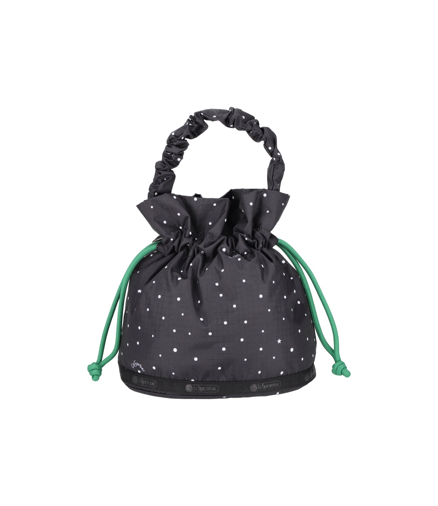 Gather Handle Drawstring Xbody<br>Bliss Dot/Green Cd