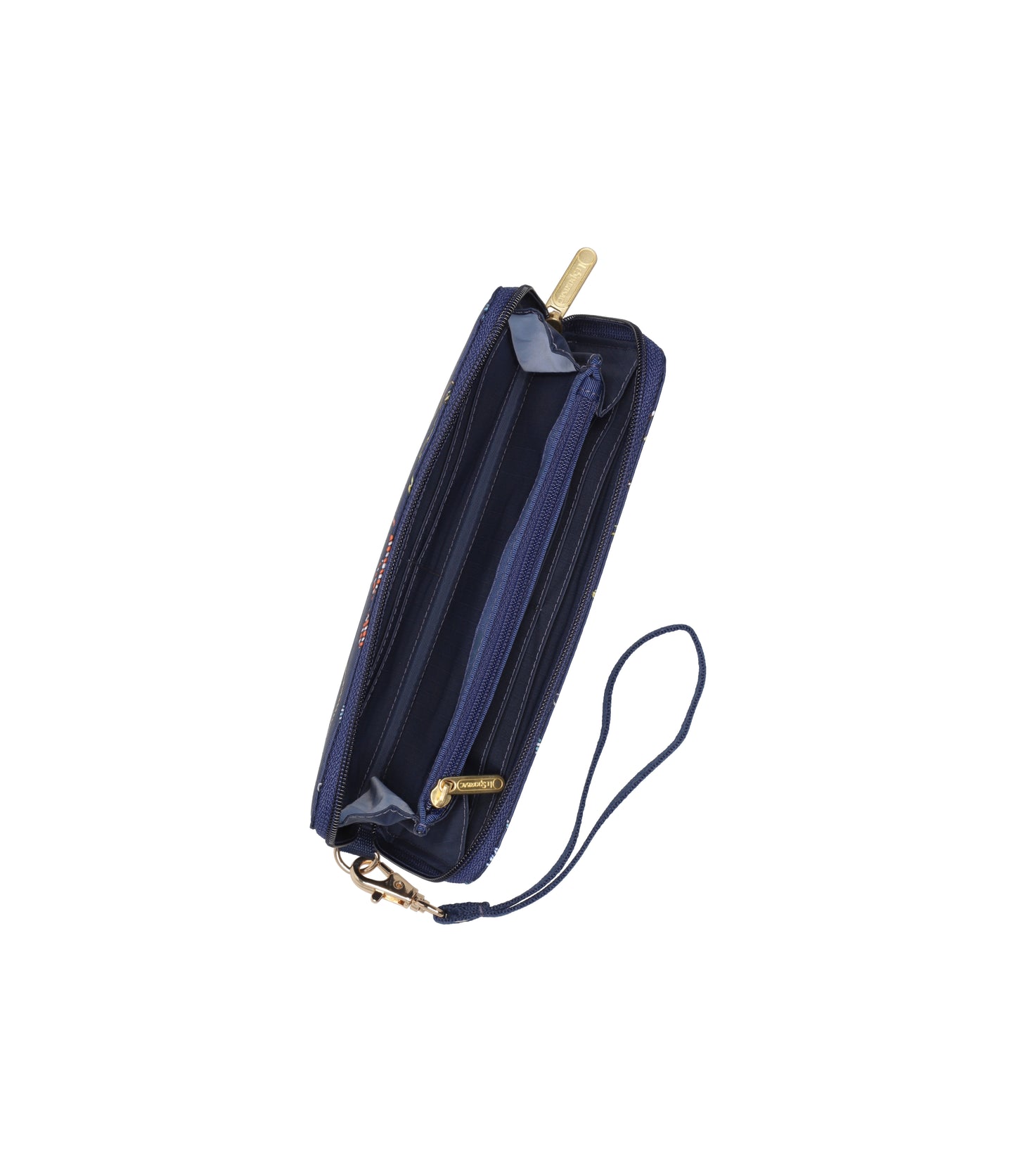 Tech Wallet Wristlet<br>Navy Status Chain