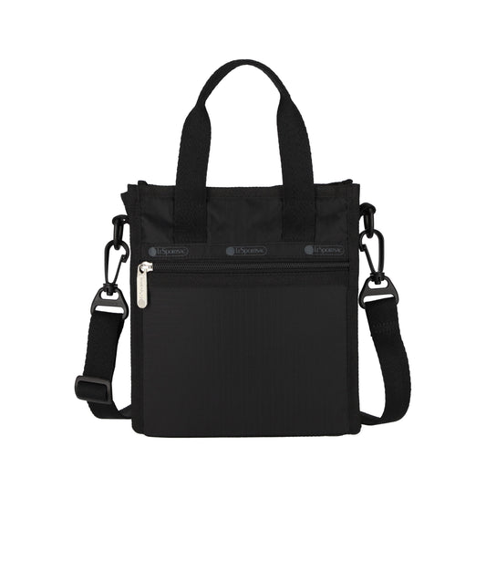 Mini North/South Tote<br>Recycled Black