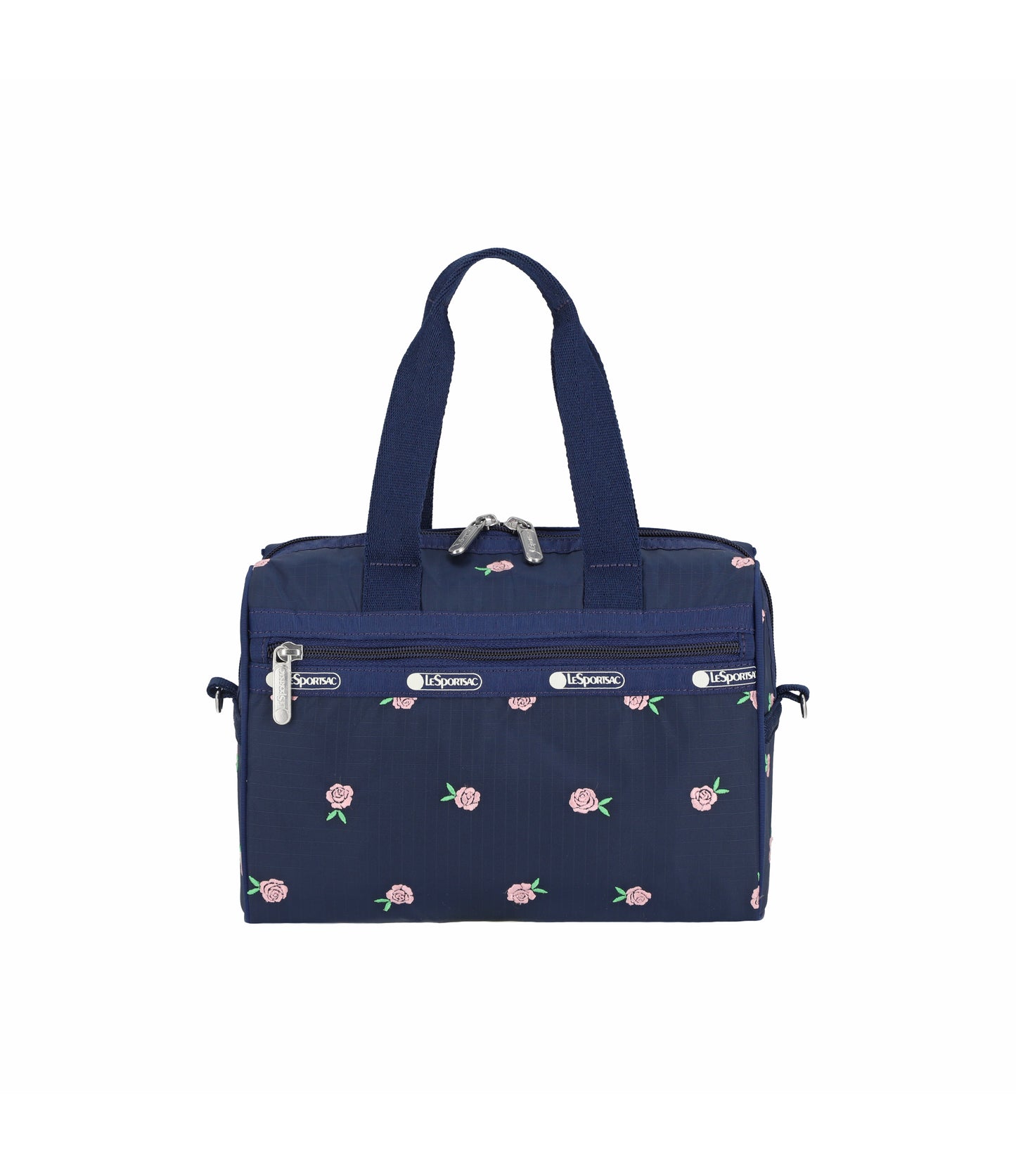Everyday Small Satchel<br>Pink Roses Embroidery