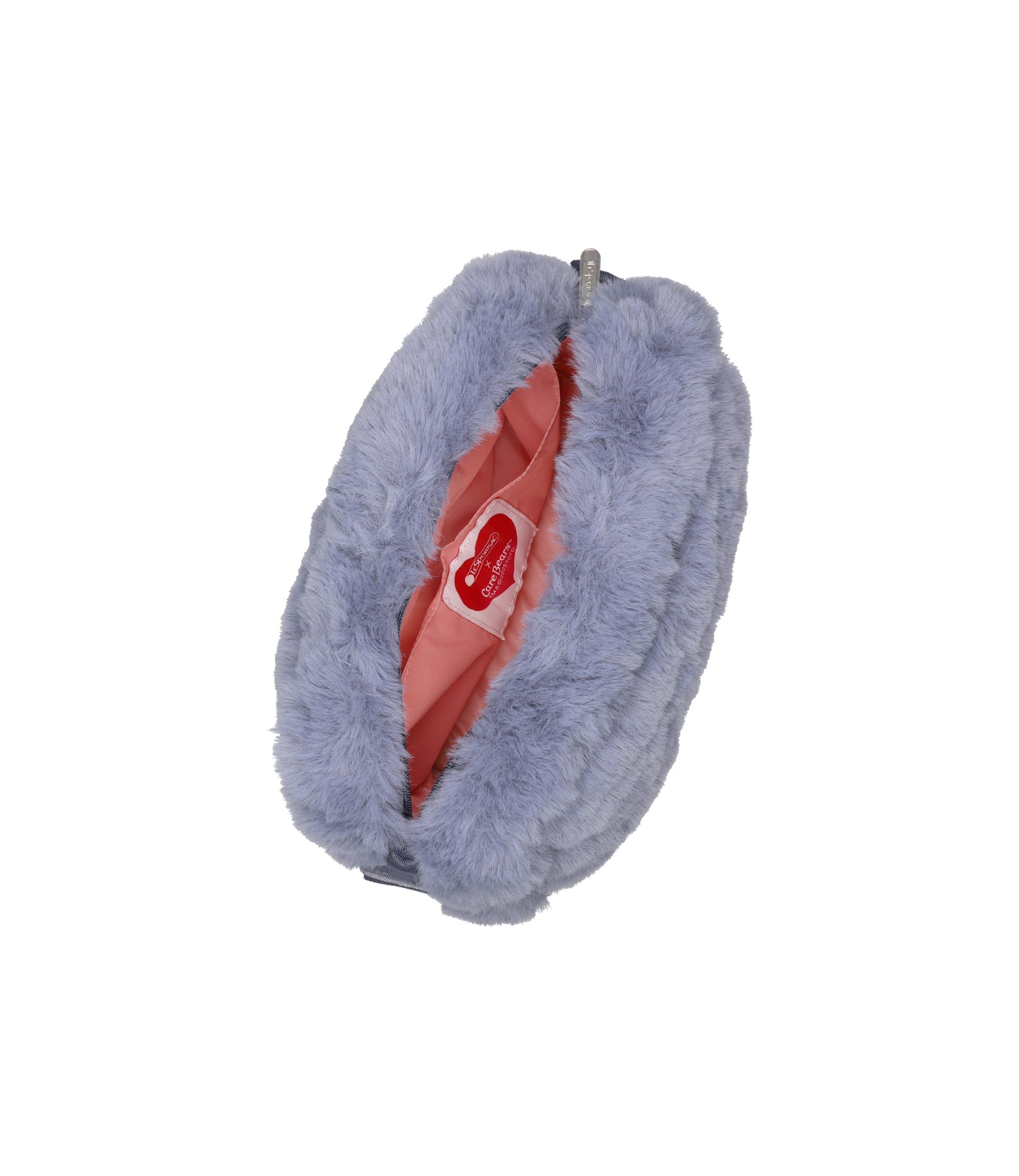 Puffy Cube Crossbody<br>Care Bears Fuzzy Gray