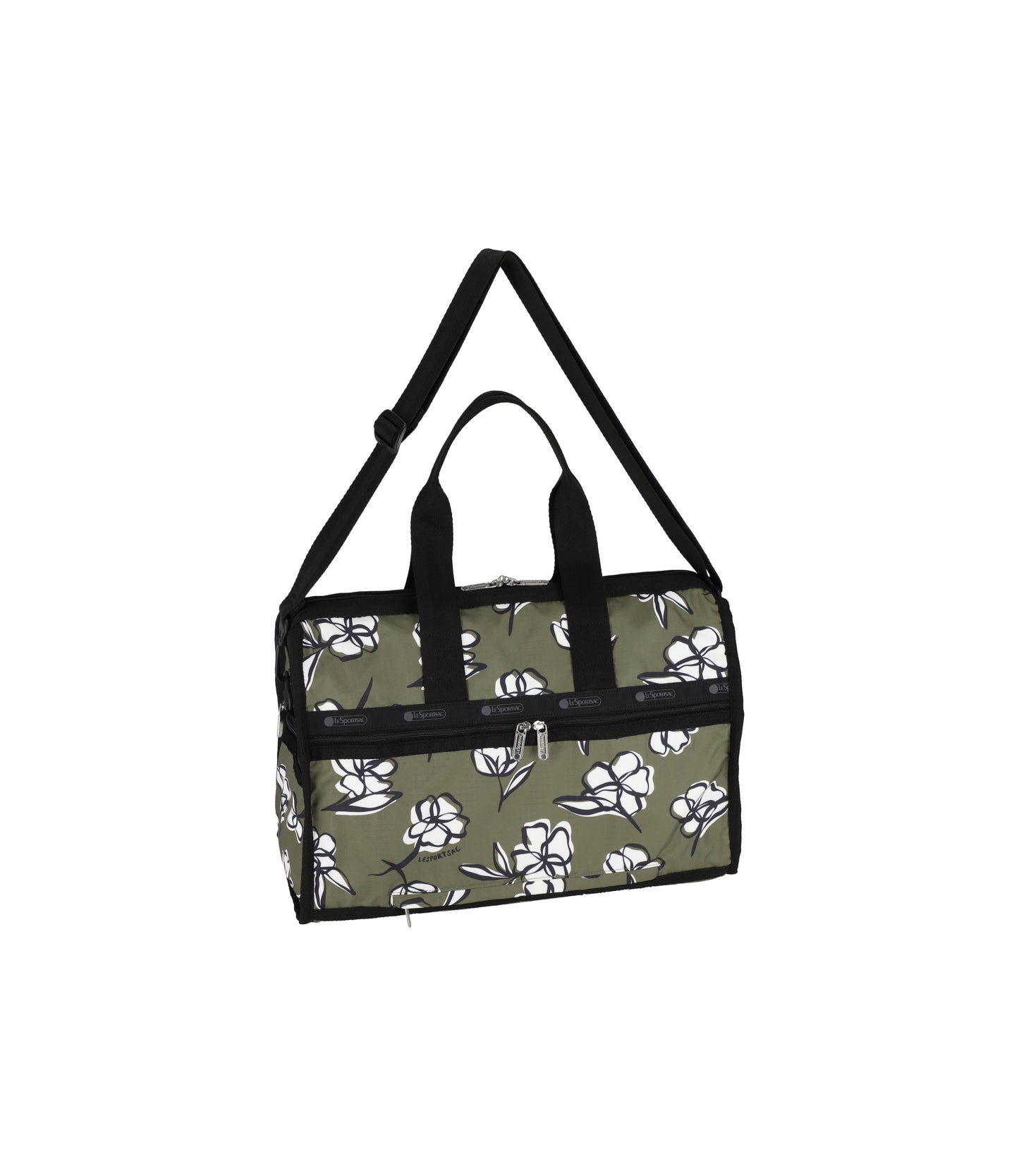 Deluxe Medium Weekender<br>Olive Floral Silhouette