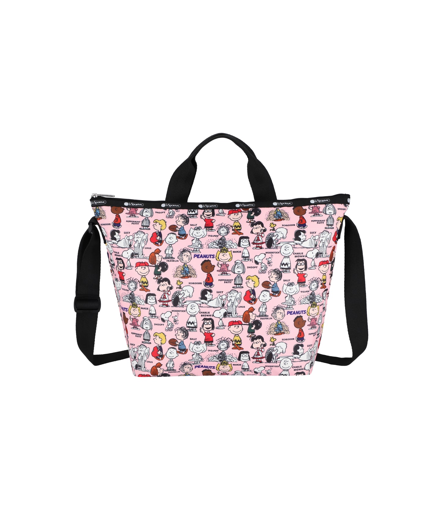 Deluxe Easy Carry Tote<br>Peanuts Gang Pink