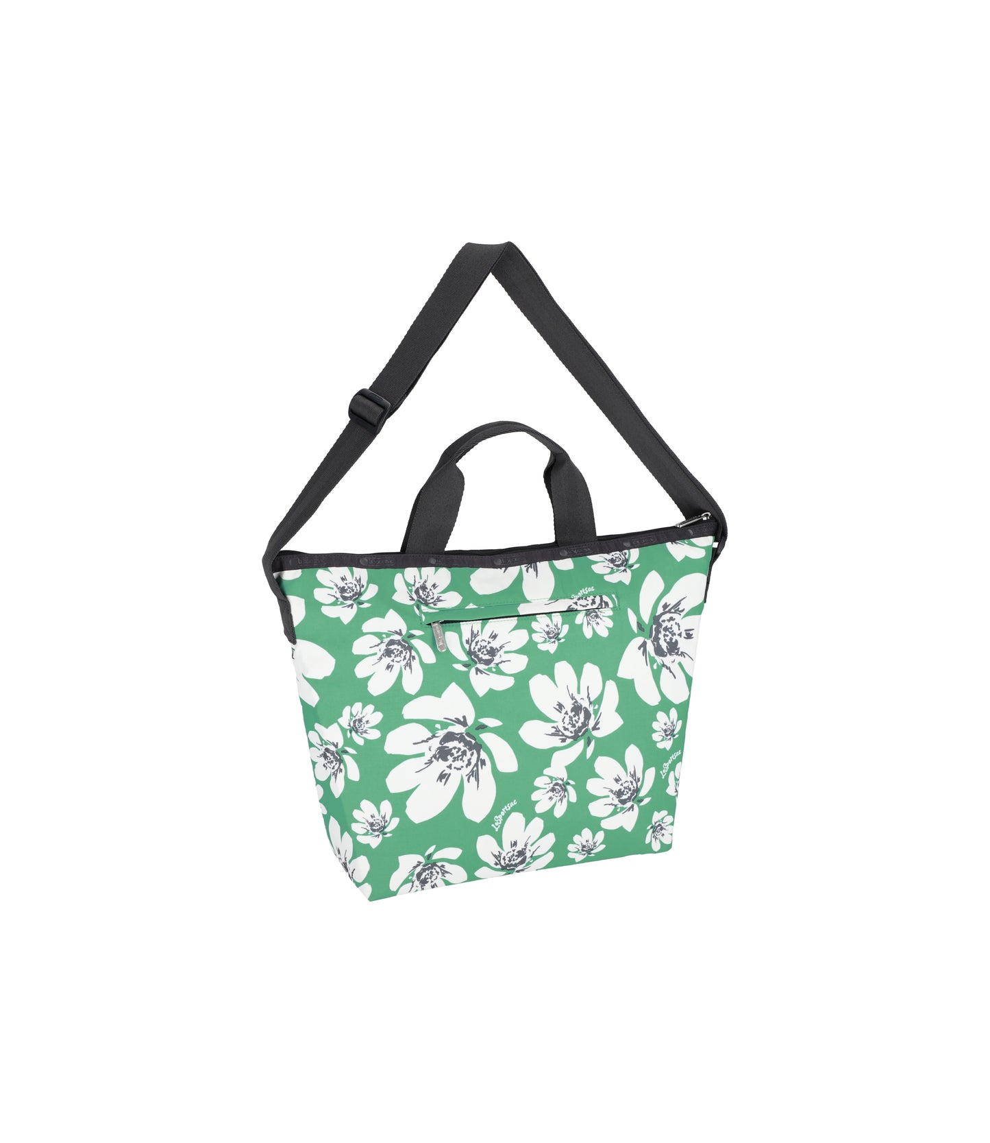 Deluxe Easy Carry Tote<br>Tropical Garden Green