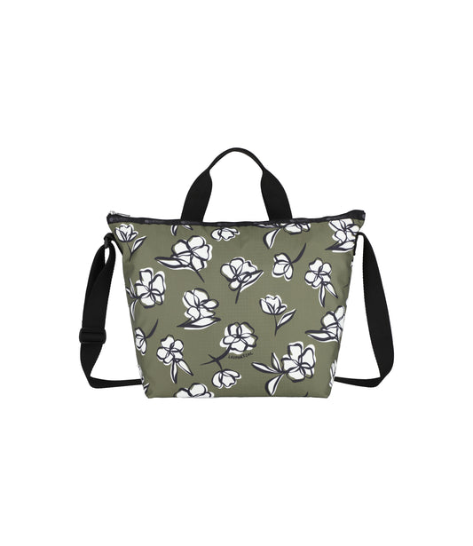 Deluxe Easy Carry Tote<br>Olive Floral Silhouette