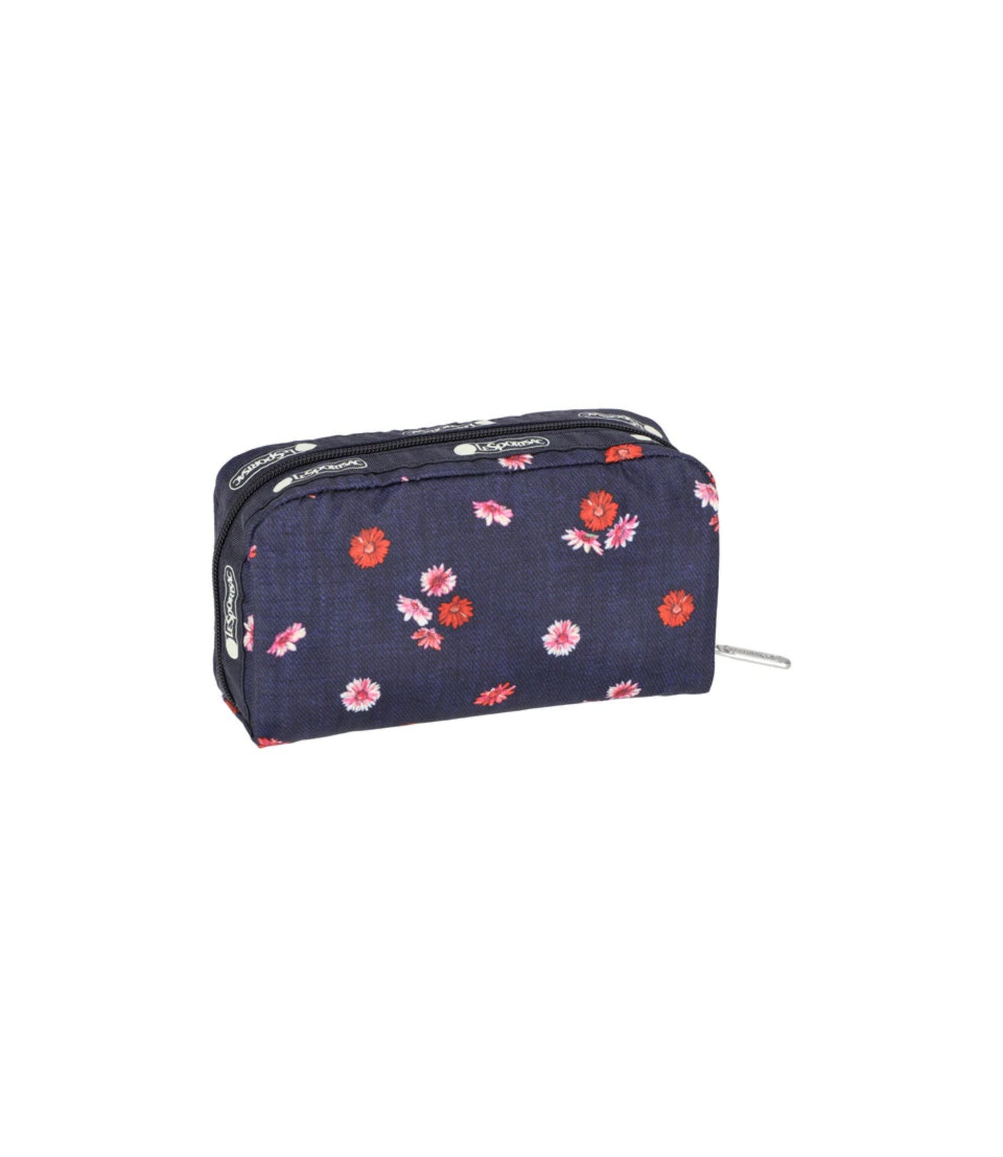 Rectangular Cosmetic<br>Denim Daisy