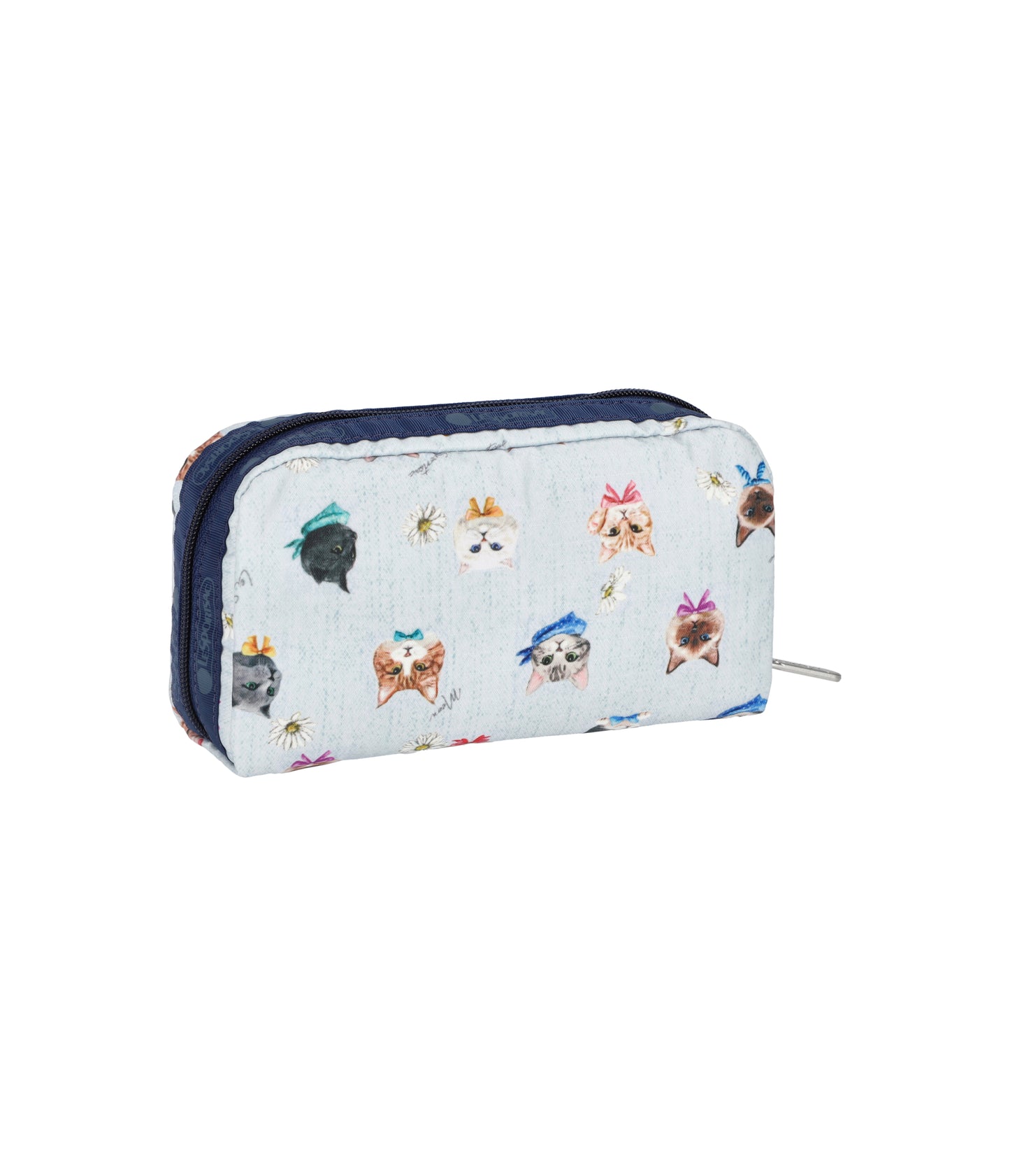 Rectangular Cosmetic<br>Playful Cats Sky Blue