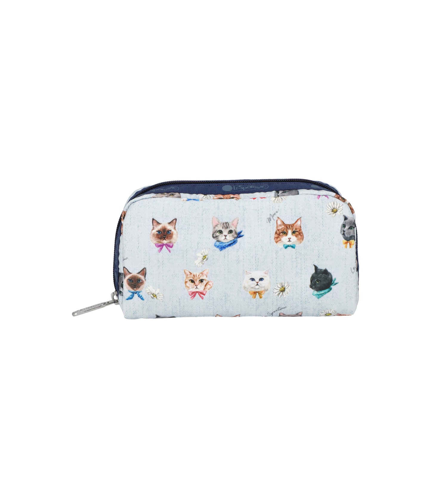Rectangular Cosmetic<br>Playful Cats Sky Blue