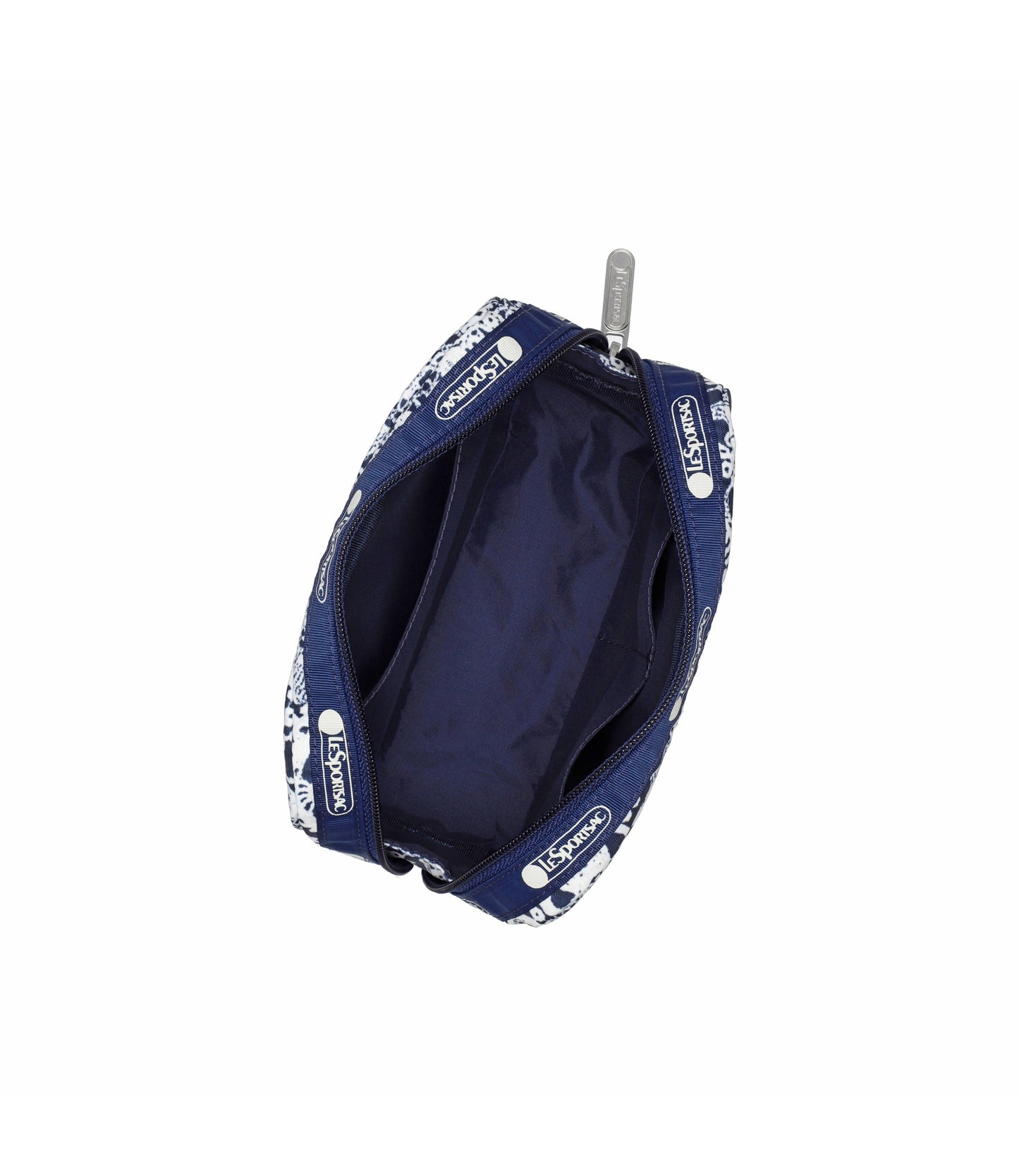 Rectangular Cosmetic<br>Floral Lace Navy