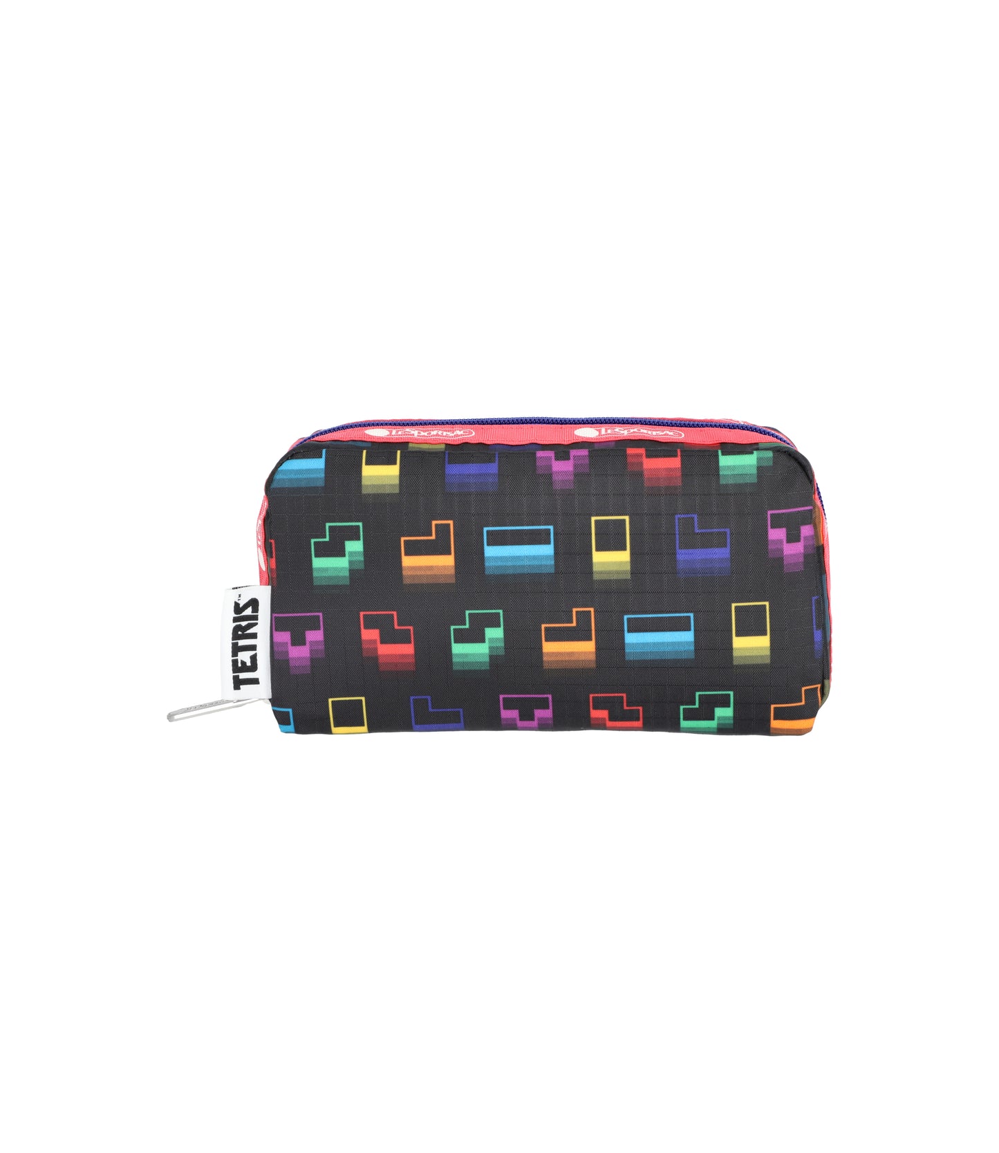 Rectangular Cosmetic<br>Tetris Falling Blocks/Pink