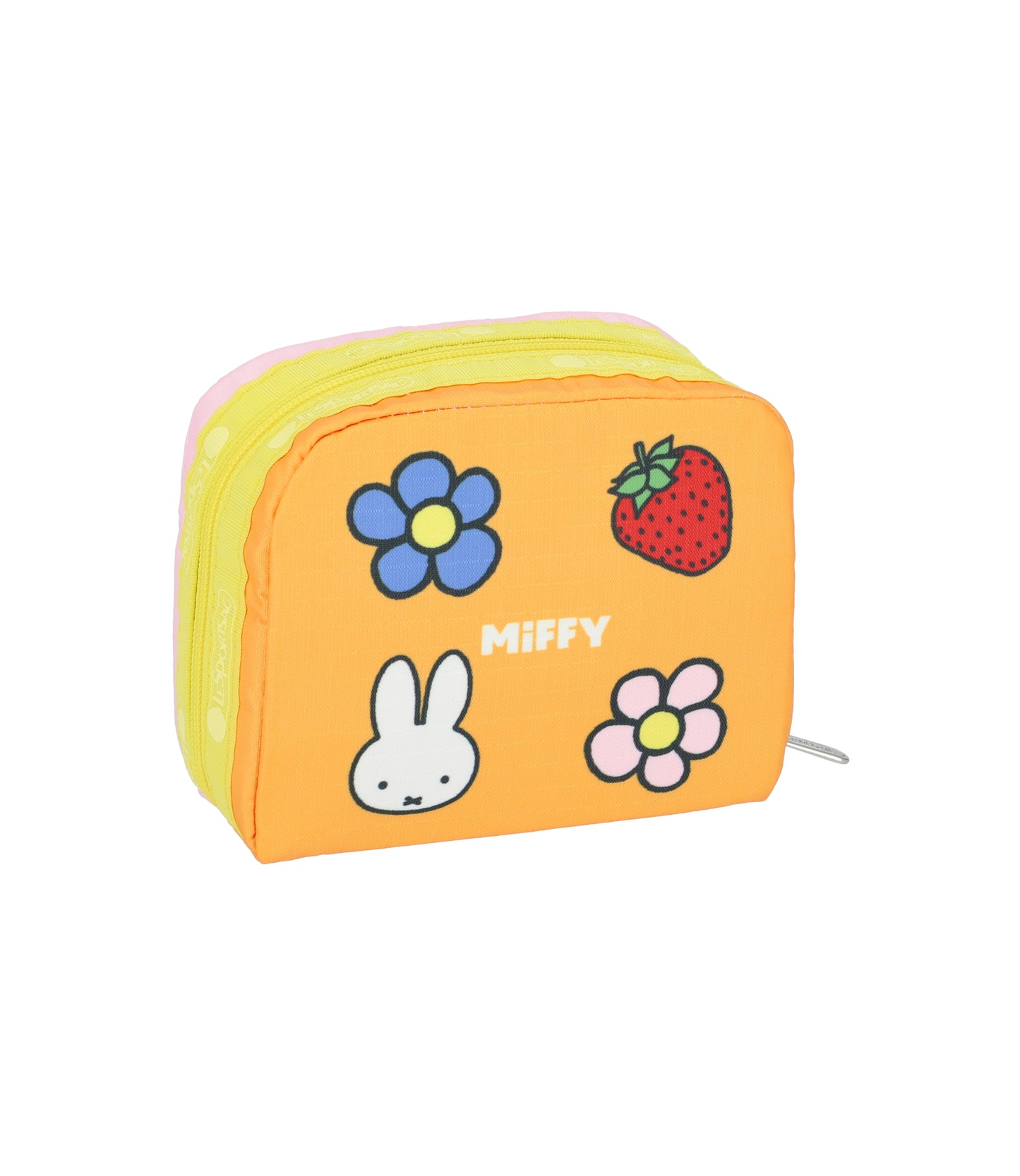 Square Cosmetic<br>Miffy Pink/Orange Square