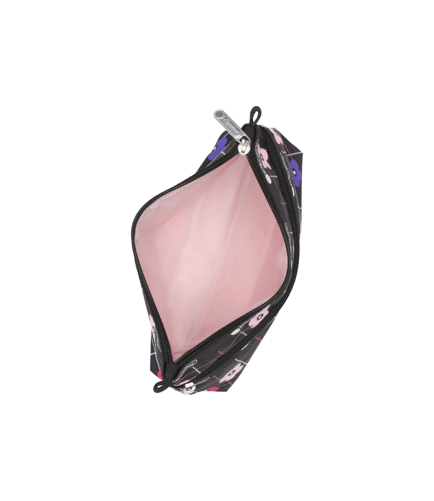 Cosmetic Clutch<br>Floral Plaid