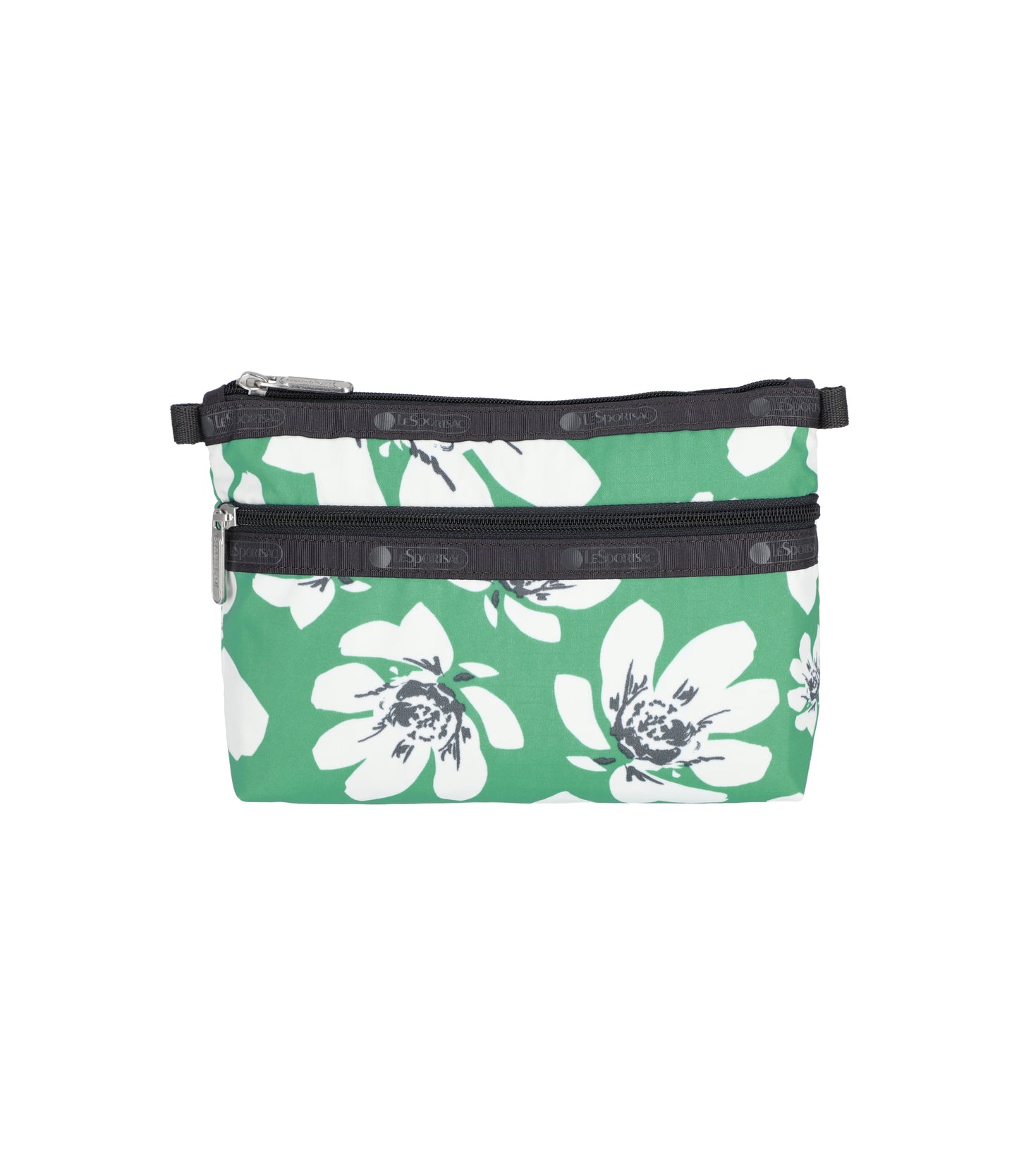Cosmetic Clutch<br>Tropical Garden Green