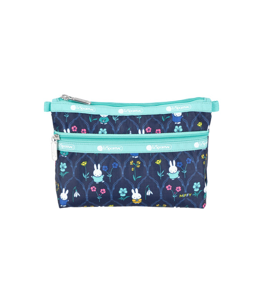 Cosmetic Clutch<br>Miffy Garden Floral Accessory
