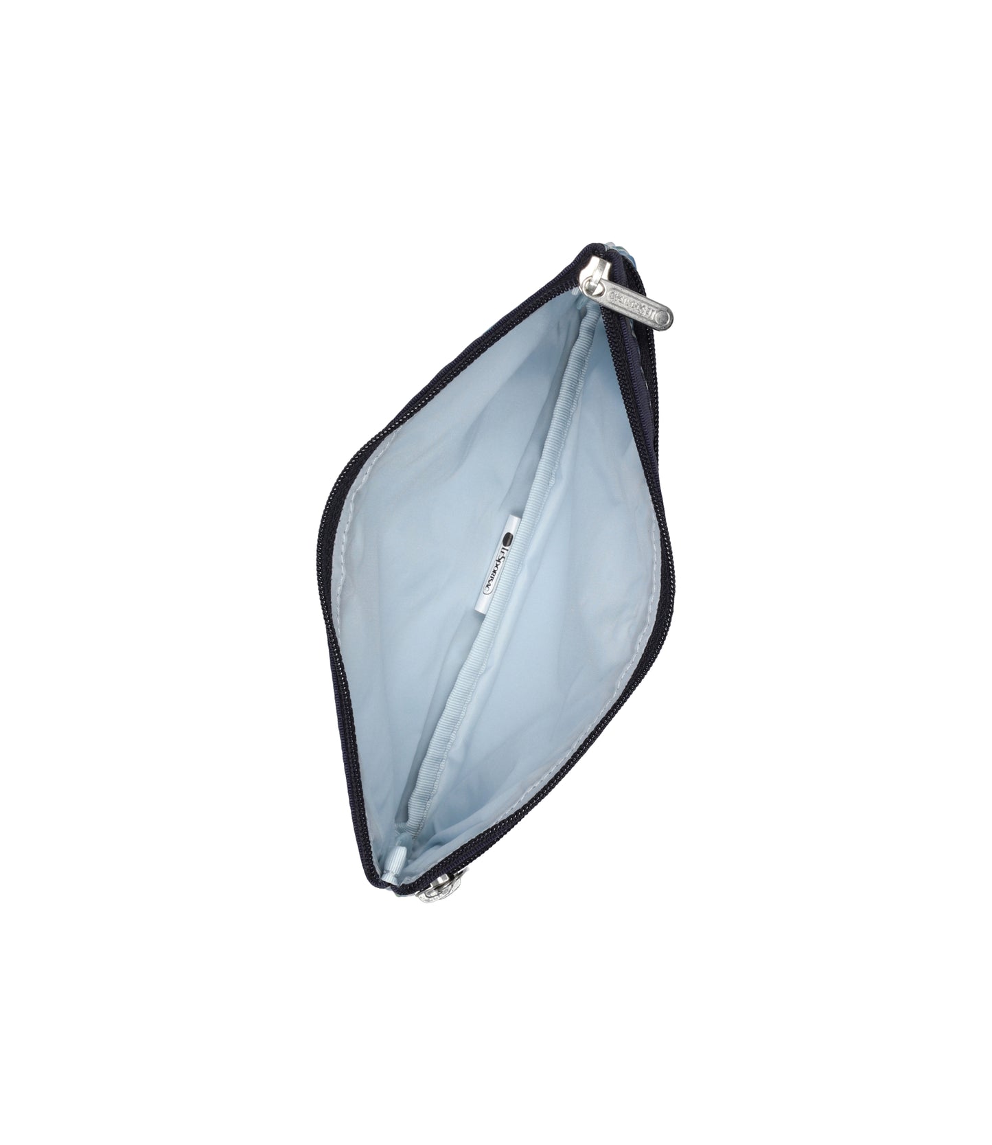 3-Zip Cosmetic<br>Tapestry Flower Blue
