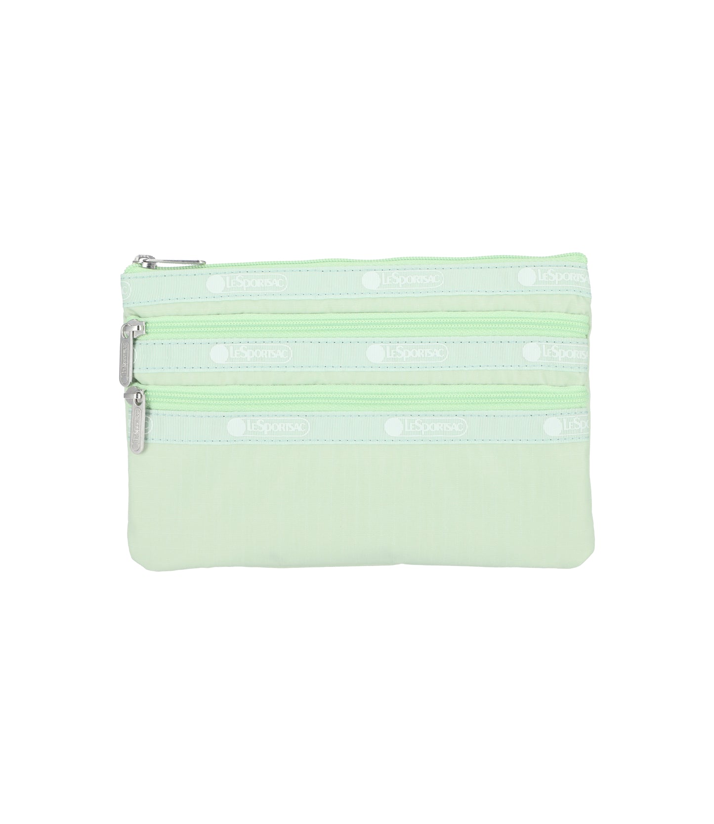 3-Zip Cosmetic<br>Frosty Green